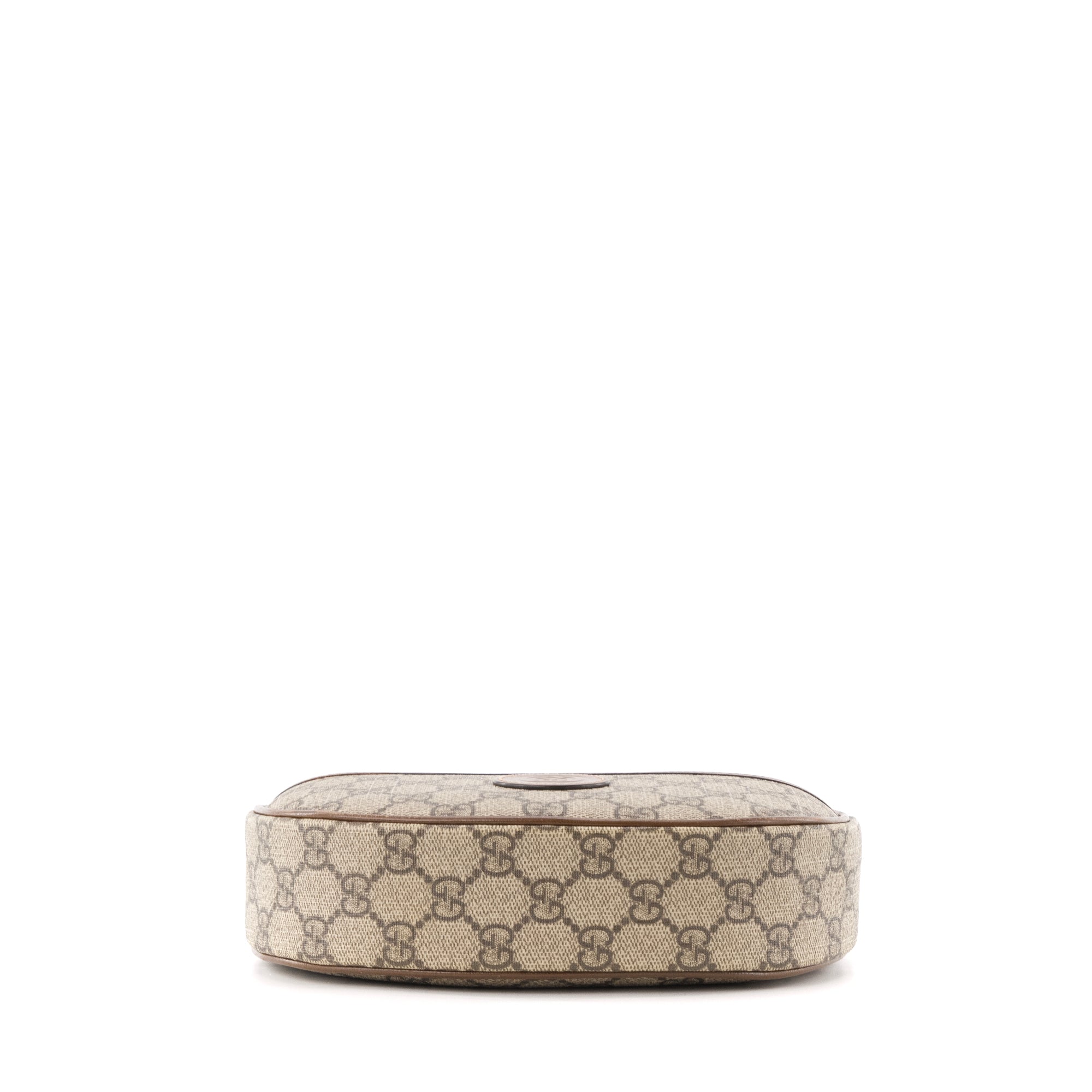 GUCCI - Sac à bandoulière Demi Lune Gucci en toile enduite monogrammée