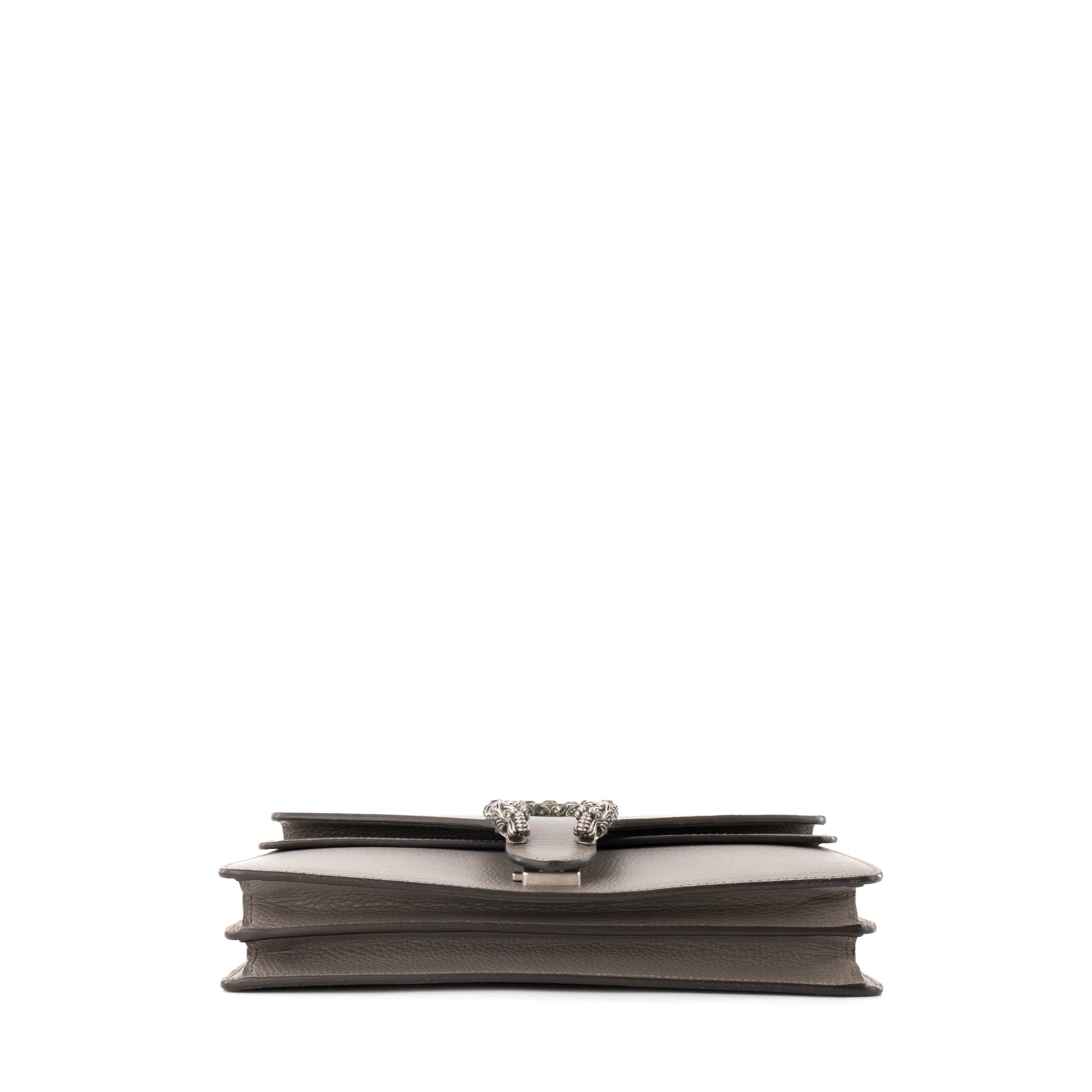 GUCCI - Sac à épaule Dionysus Gucci en cuir grainé gris