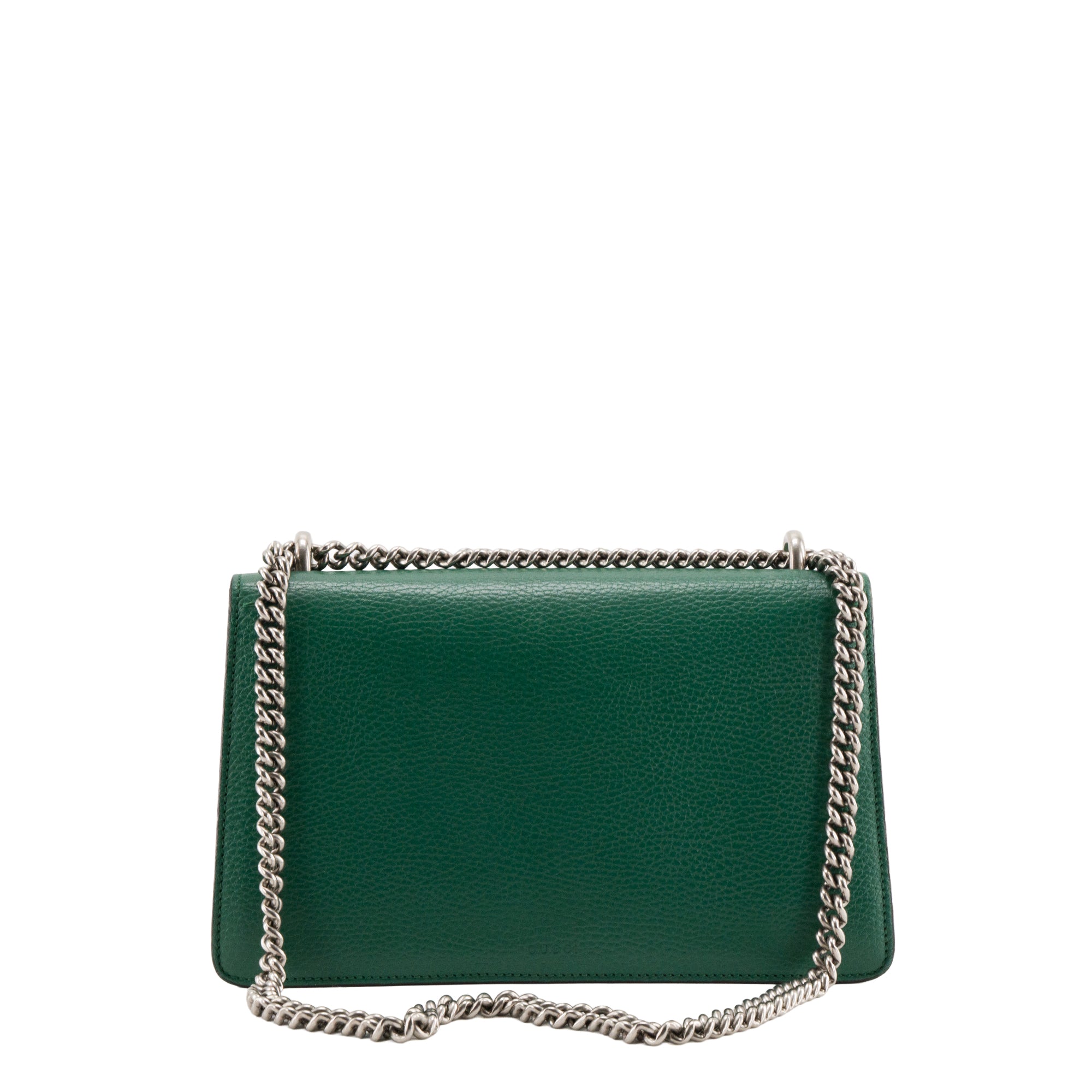 GUCCI - Sac à épaule Dionysus Gucci en cuir grainé vert émeraude