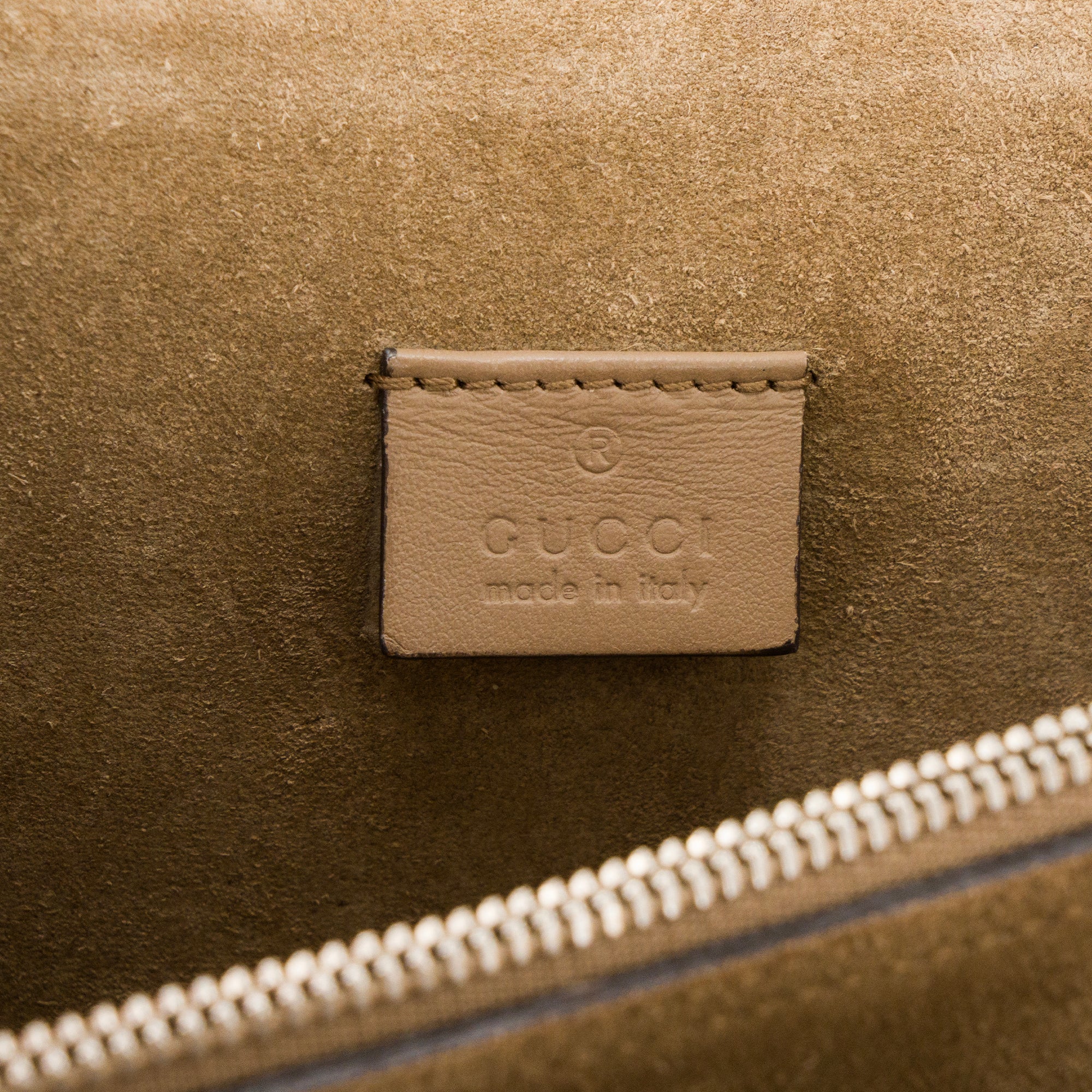 GUCCI - Sac à épaule Dionysus MM Gucci en toile enduite monogrammée et daim marron