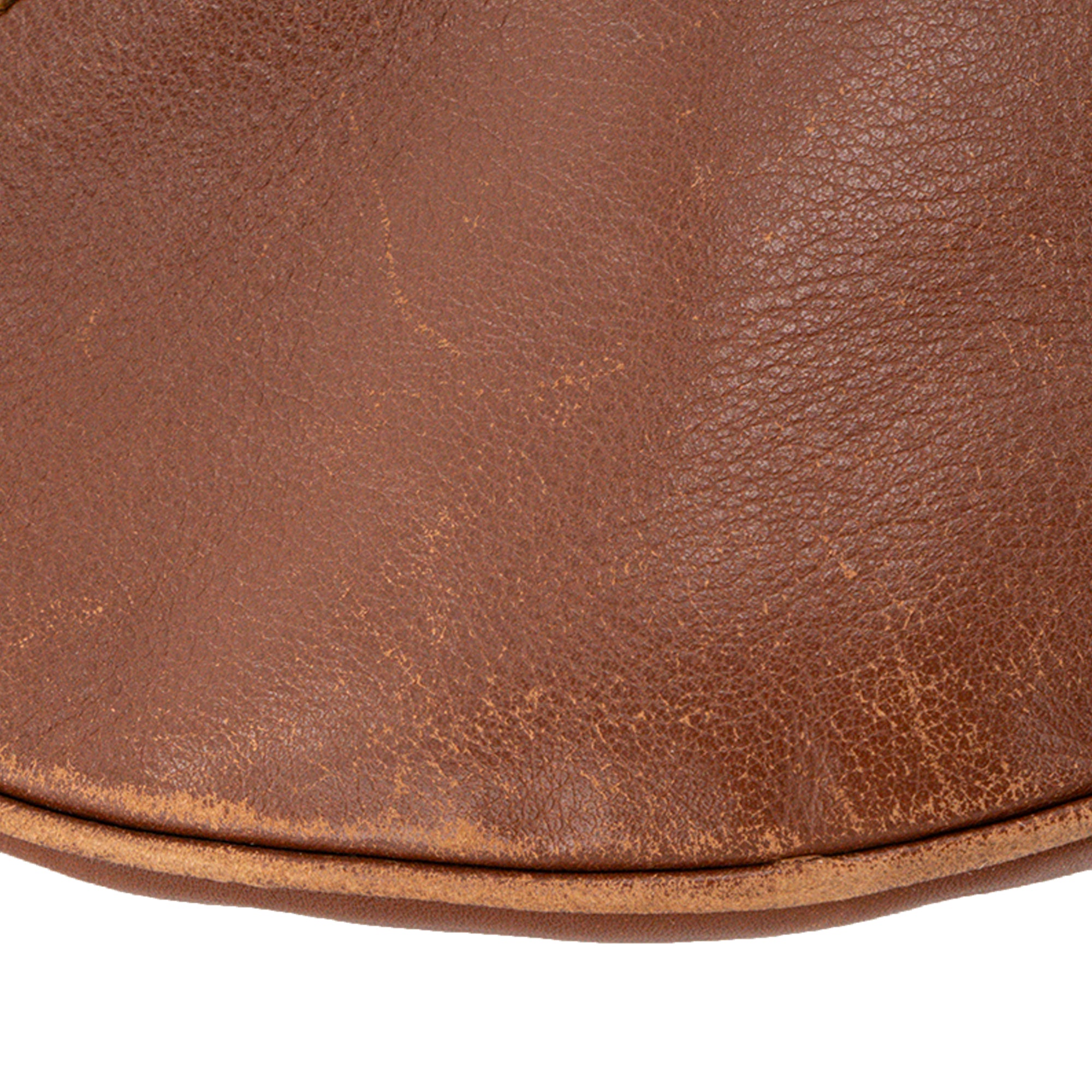 GUCCI - Gucci shoulder bag in vintage brown embossed leather