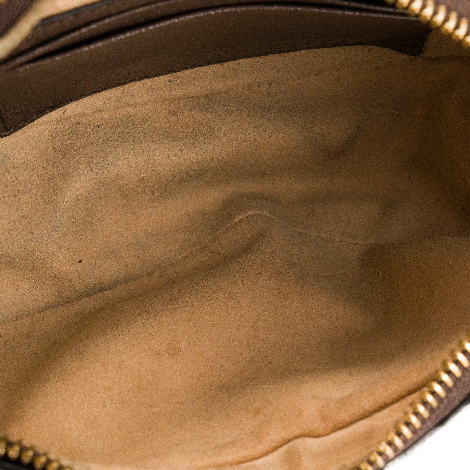 GUCCI - Sac à épaule Ophidia mini Gucci en toile enduite monogrammée marron et toile bicolore