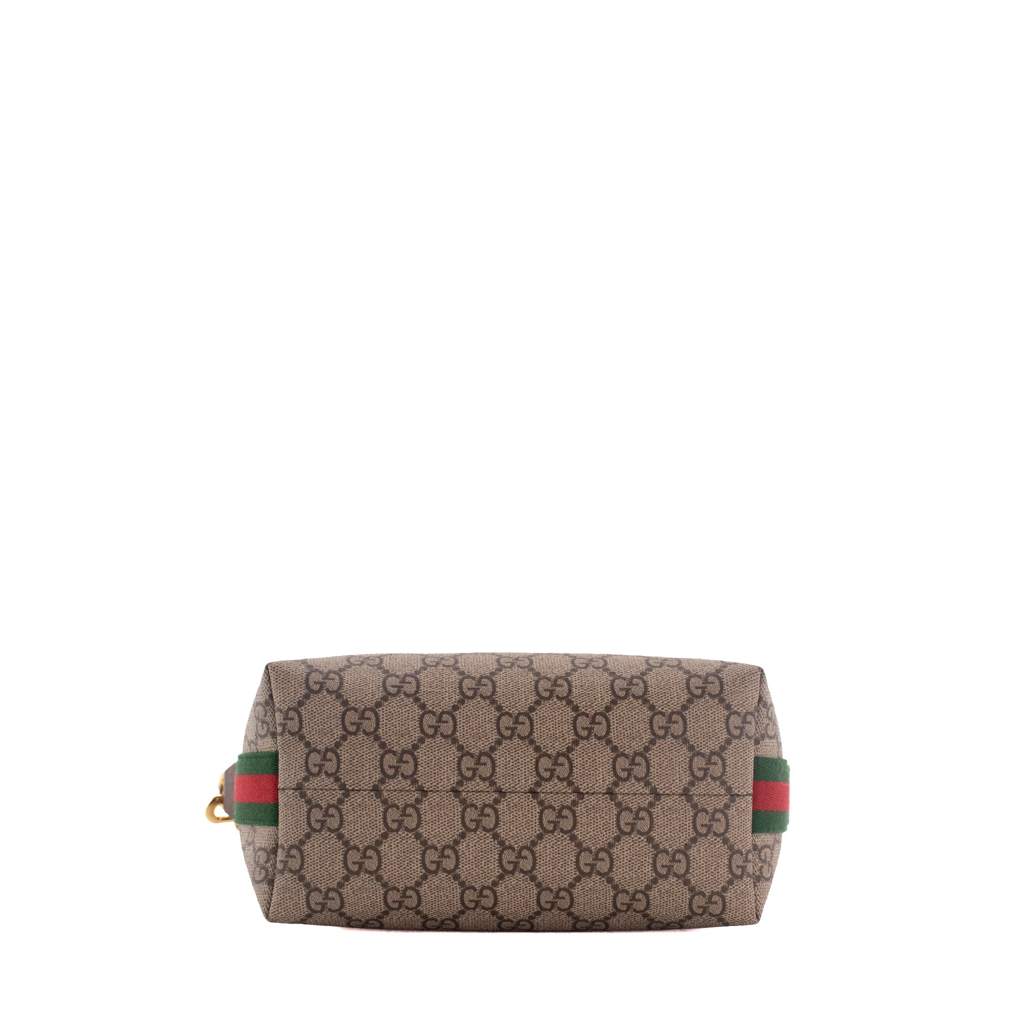 GUCCI - Sac à épaule Ophidia mini Gucci en toile monogrammée et cuir marron