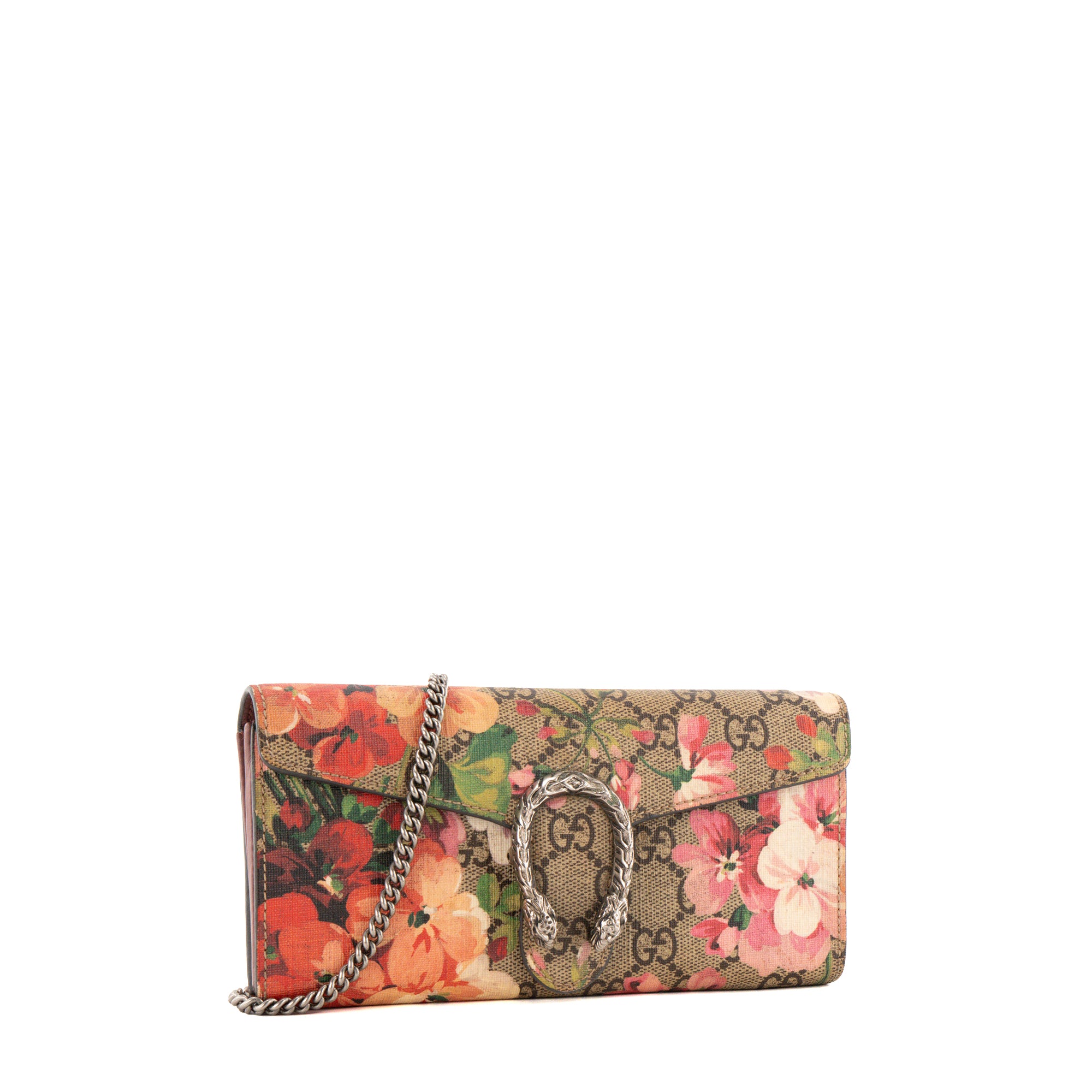 GUCCI - Sac à épaule Wallet on chain Dionysus Gucci en toile enduite GG Bloom