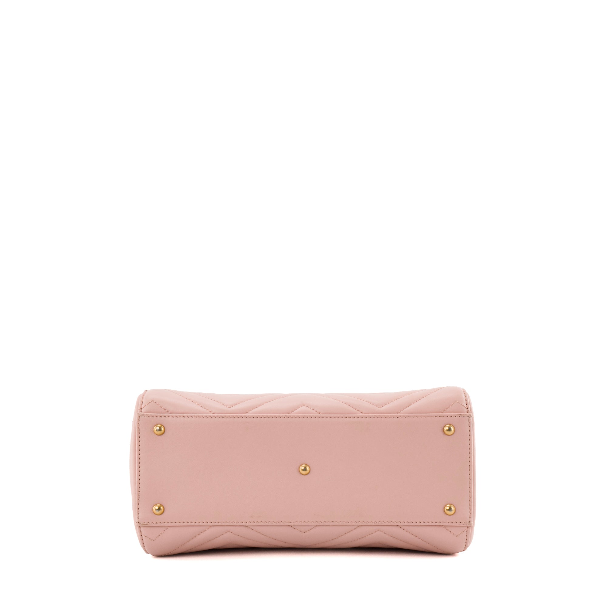 GUCCI - Sac bandoulière Shopping GG Marmont Gucci en cuir rose