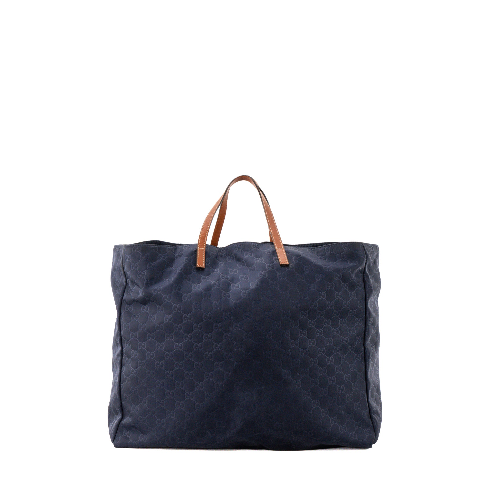 GUCCI - Sac cabas GG Gucci en toile monogrammée bleu foncé