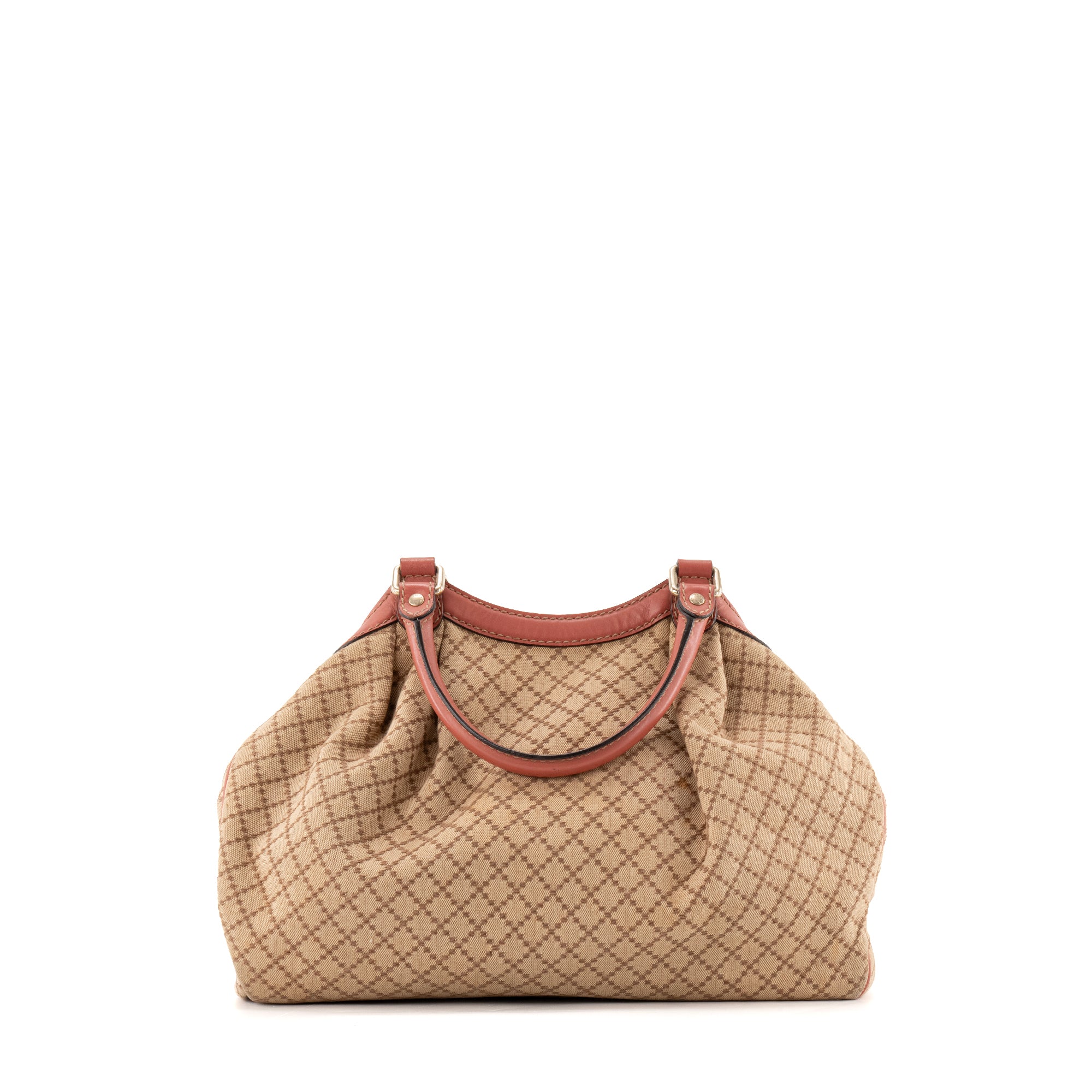 GUCCI - Sac cabas Sukey Gucci en toile beige vintage