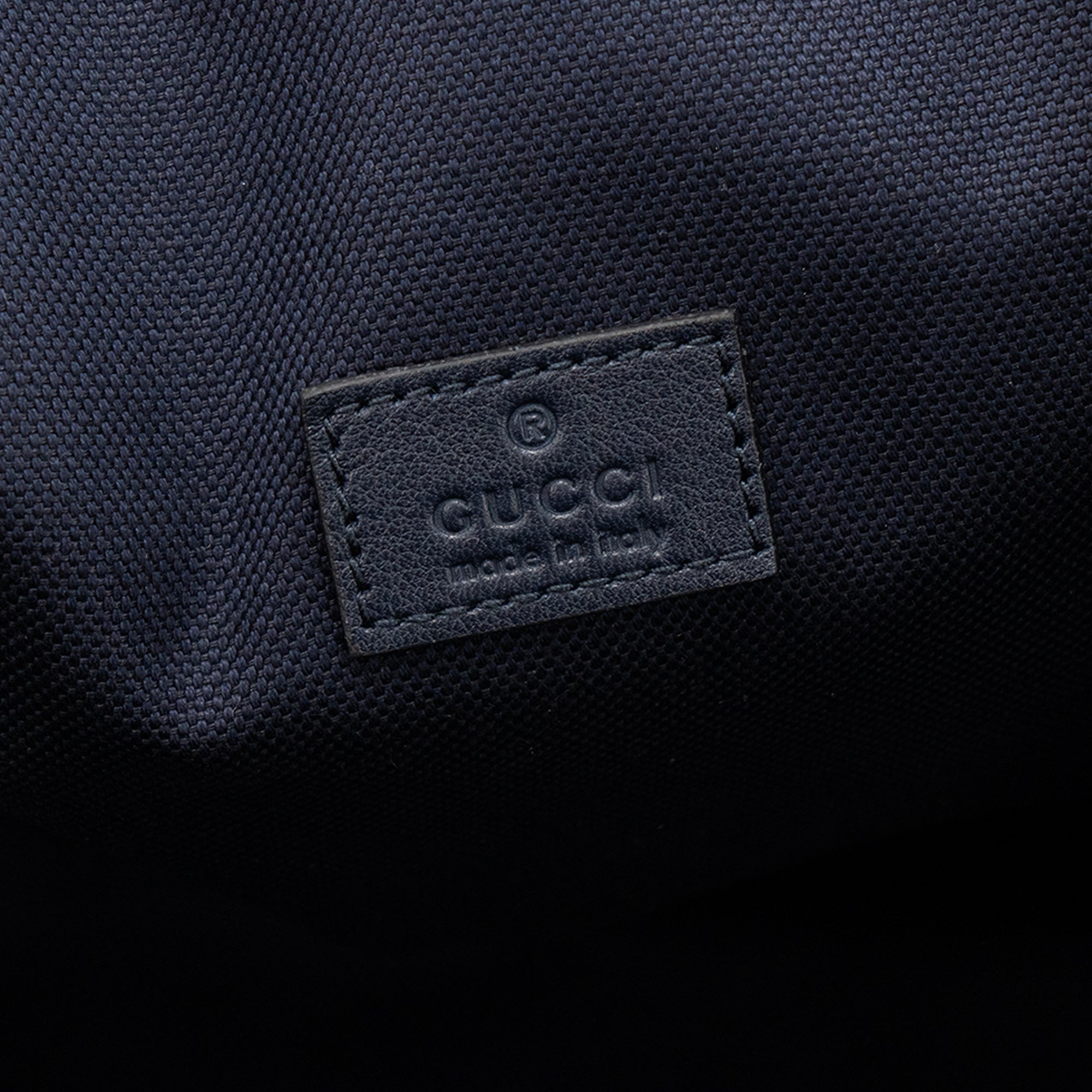 GUCCI - Sac de voyage Duffle large Gucci en denim GG bleu marine