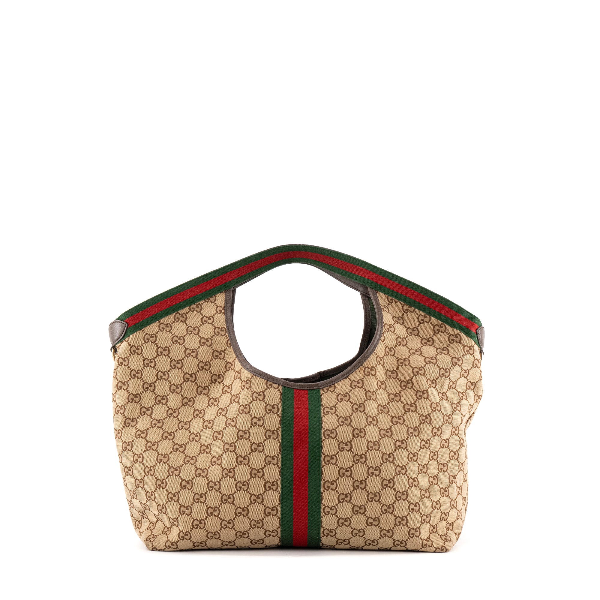 GUCCI - Sac cabas Grand Giglio Gucci en toile monogrammée