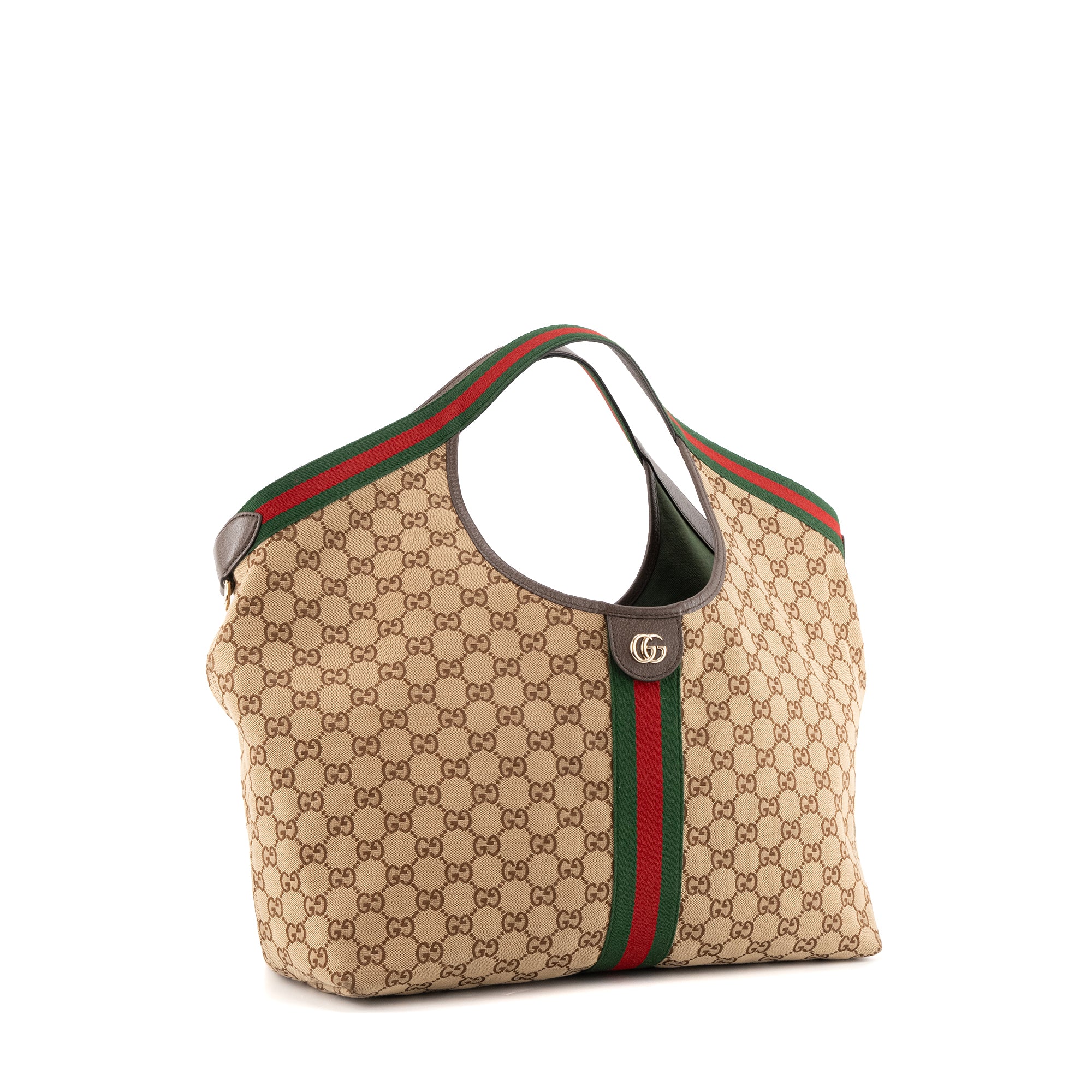 GUCCI - Sac cabas Grand Giglio Gucci en toile monogrammée