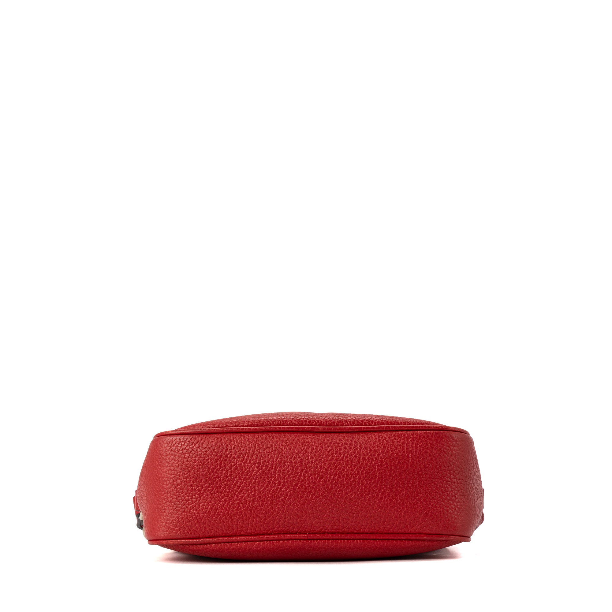 GUCCI - Sac à bandoulière Soho Gucci en cuir grainé rouge