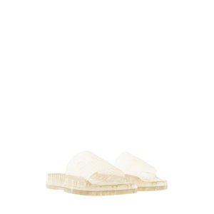 GUCCI - Sandales Adilette Gucci x Adidas en jelly transparent édition limitée (T36)