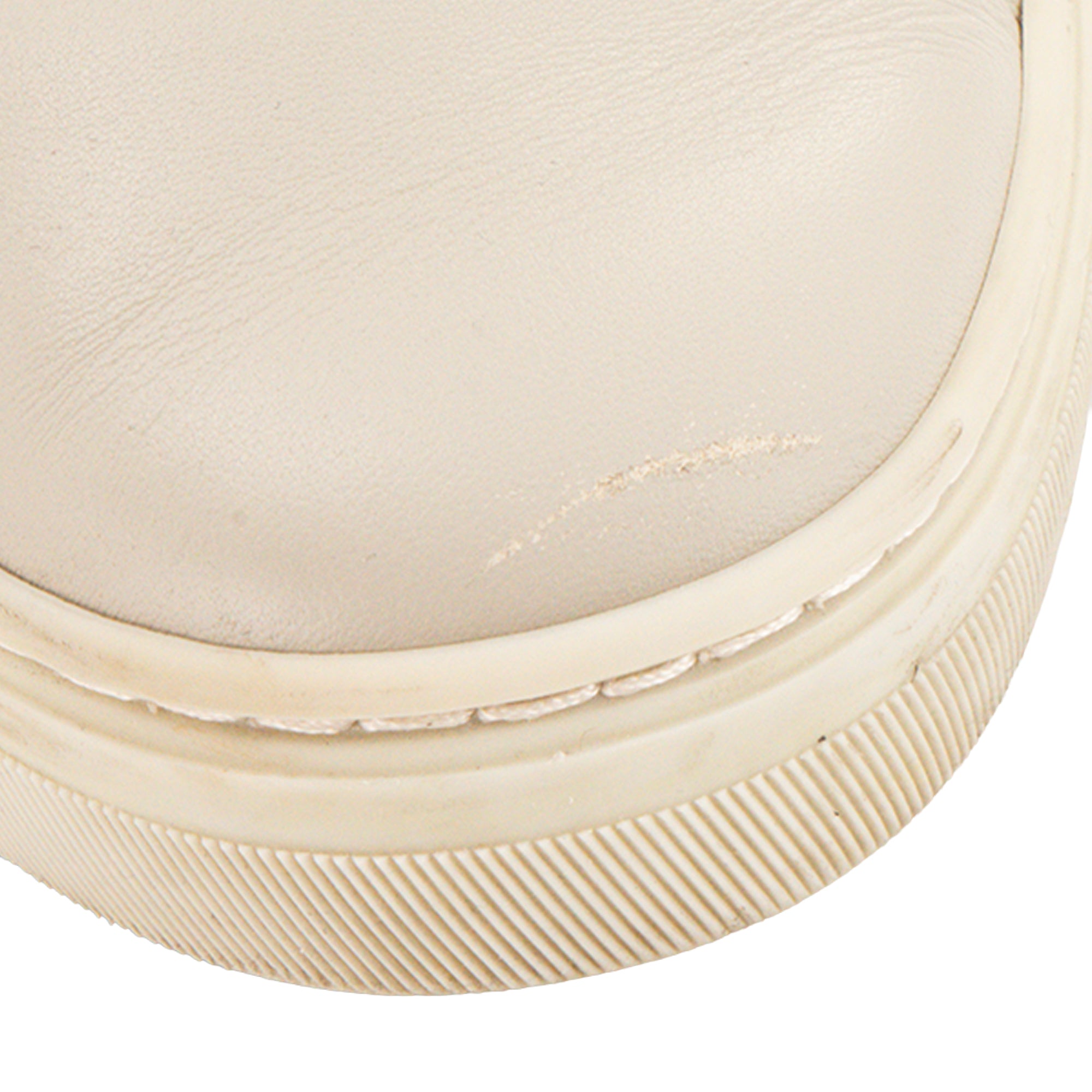 GUCCI - Sneakers montantes Gucci en toile GG Supreme beige (T36)