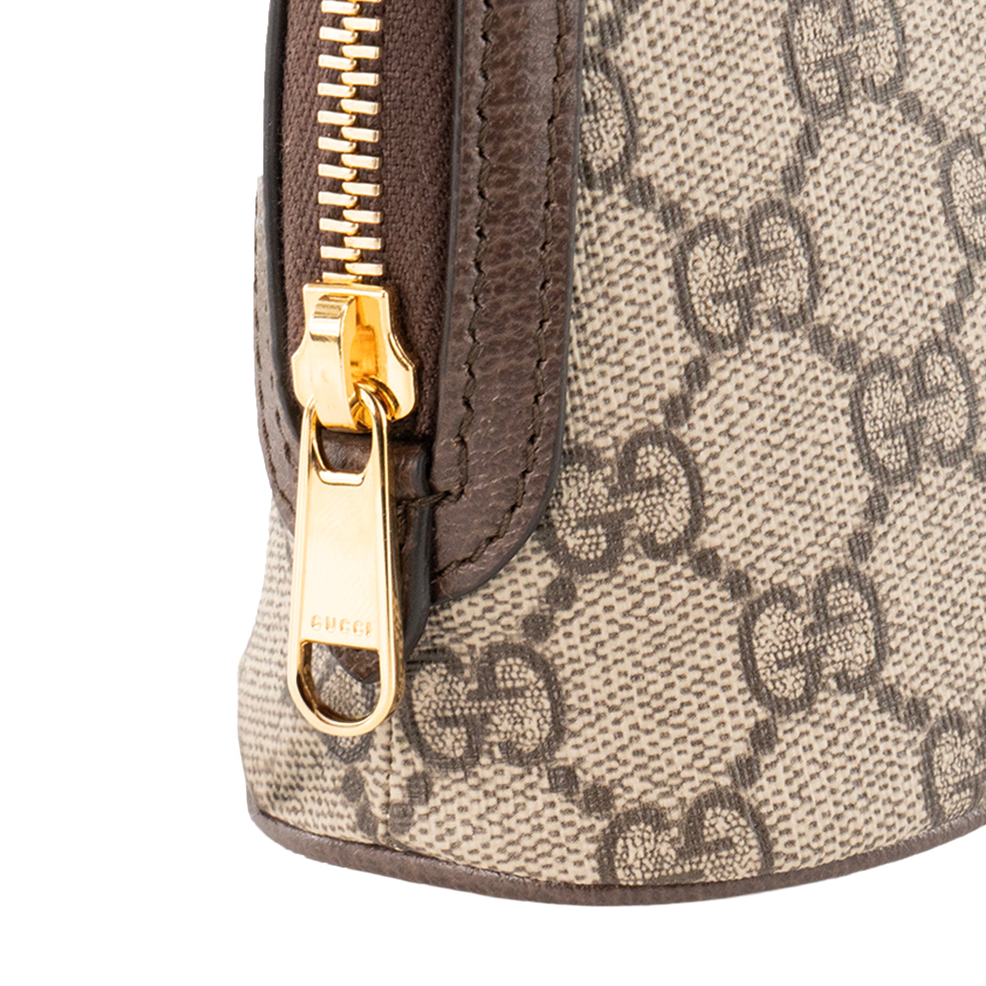 GUCCI - Trousse de toilette Ophidia Small Gucci en toile monogrammée marron