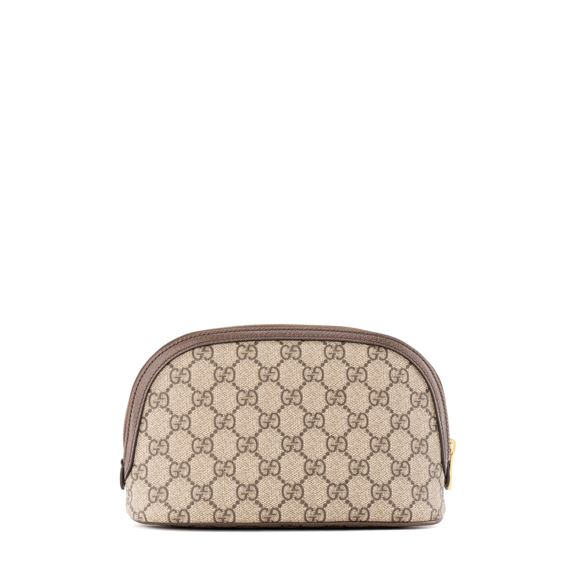 GUCCI - Trousse de toilette Ophidia Small Gucci en toile monogrammée marron