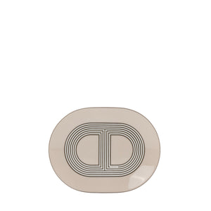 HERMÈS - Assiette Rallye 24  PM Hermès en porcelaine