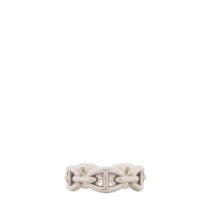 HERMÈS - Bague Chaine d'ancre Enchaînée petit modèle Hermès en argent (T54)