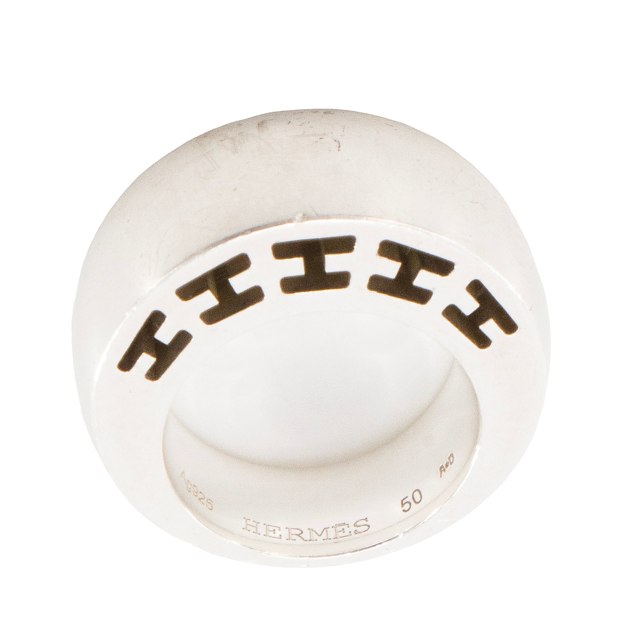 HERMÈS - Bague Clarté GM Hermès en argent (T50)