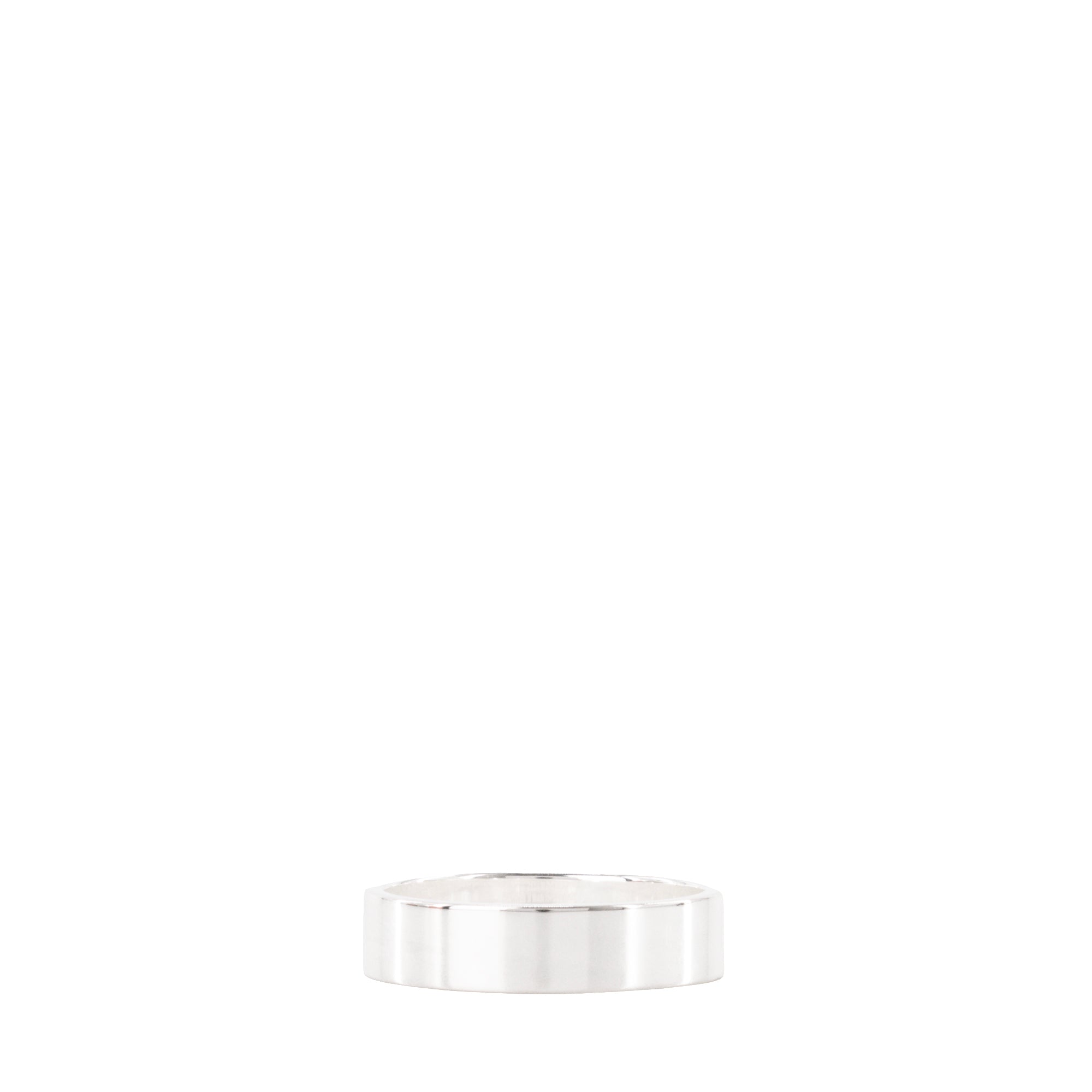 HERMÈS - Bague Collier de Chien petit modèle Hermès en argent (T58)