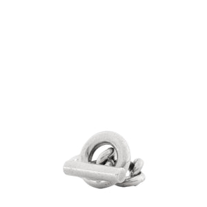HERMÈS - Bague Croisette GM Hermès en argent (T49)