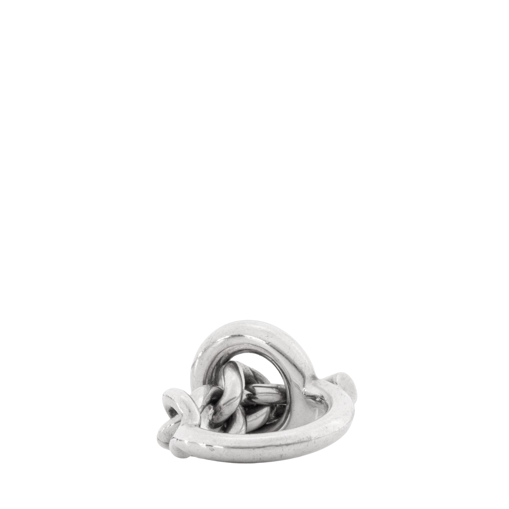 HERMÈS - Bague Croisette GM Hermès en argent (T49)