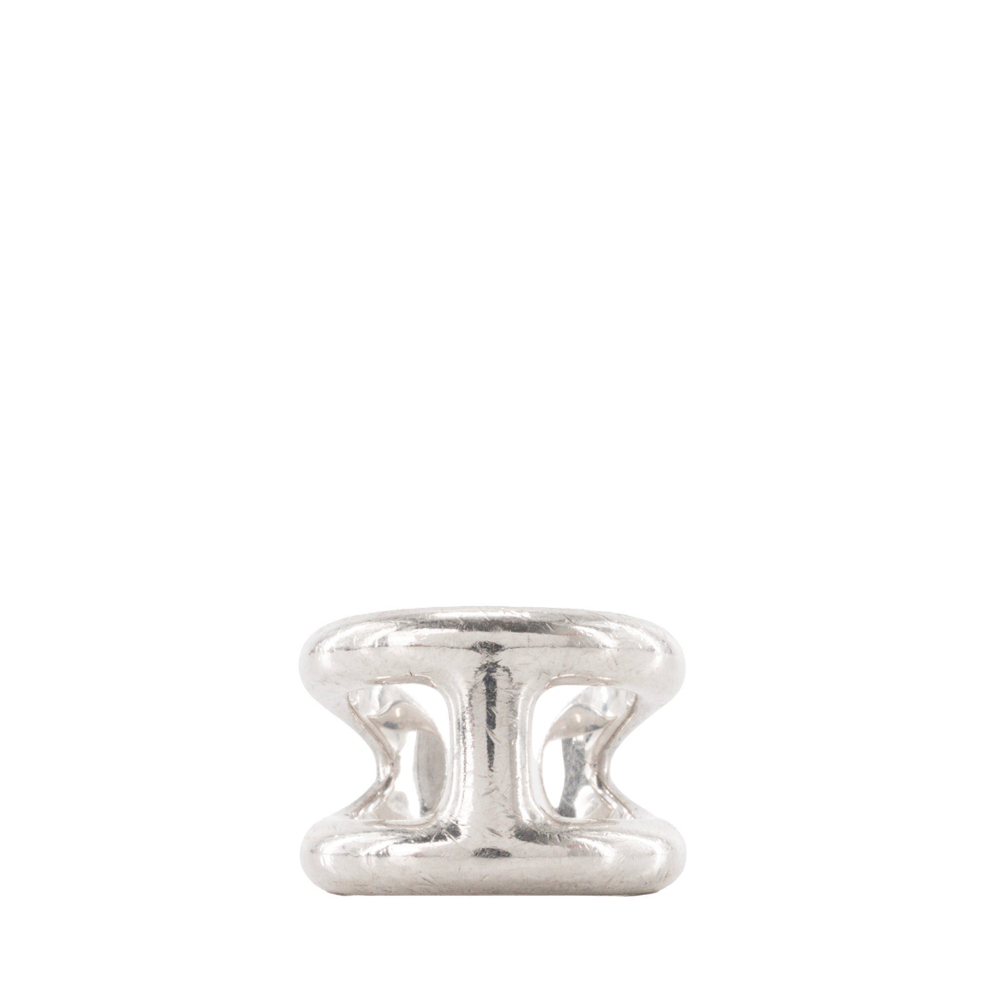 HERMÈS - Bague Osmose GM Hermes en argent (T50)