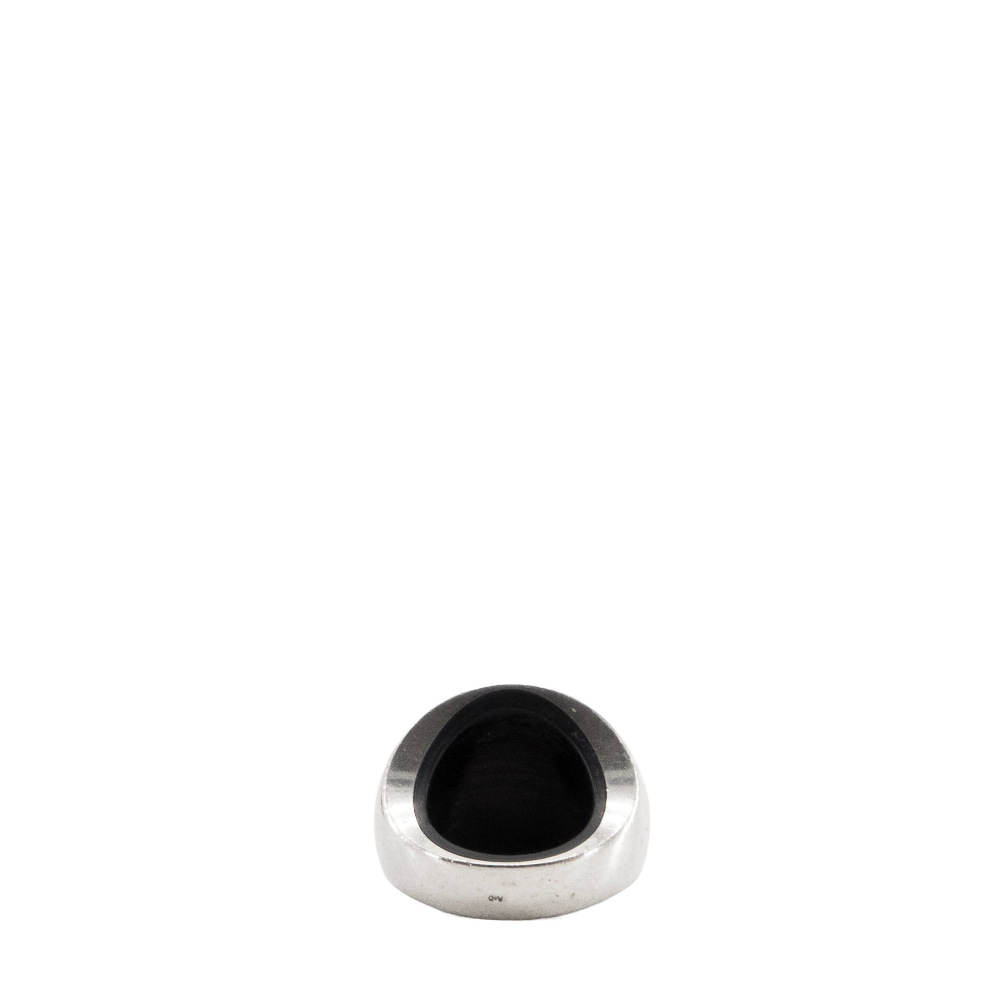 HERMÈS - Hermès Quark ring in silver (Size 54)