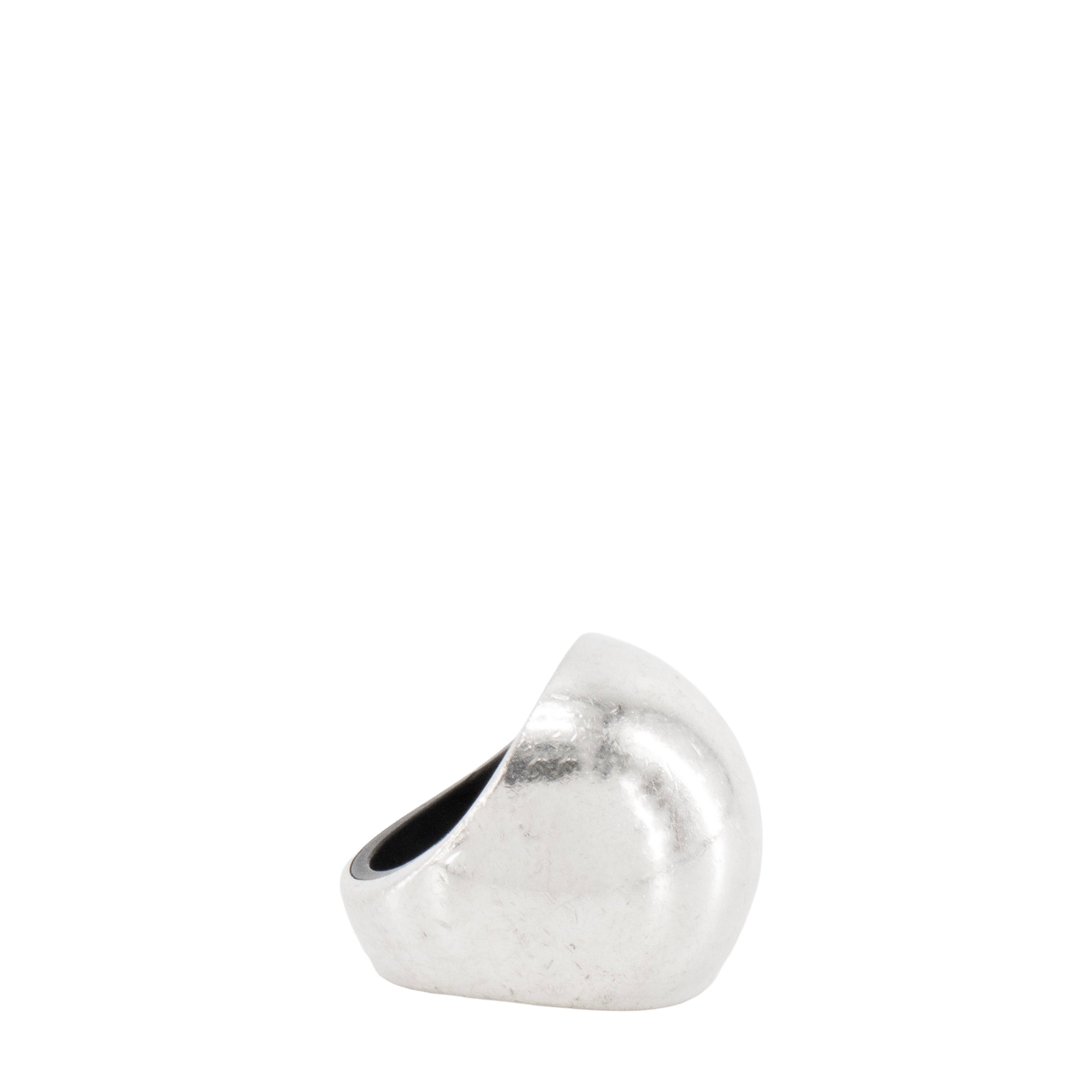 HERMÈS - Hermès Quark ring in silver (Size 54)