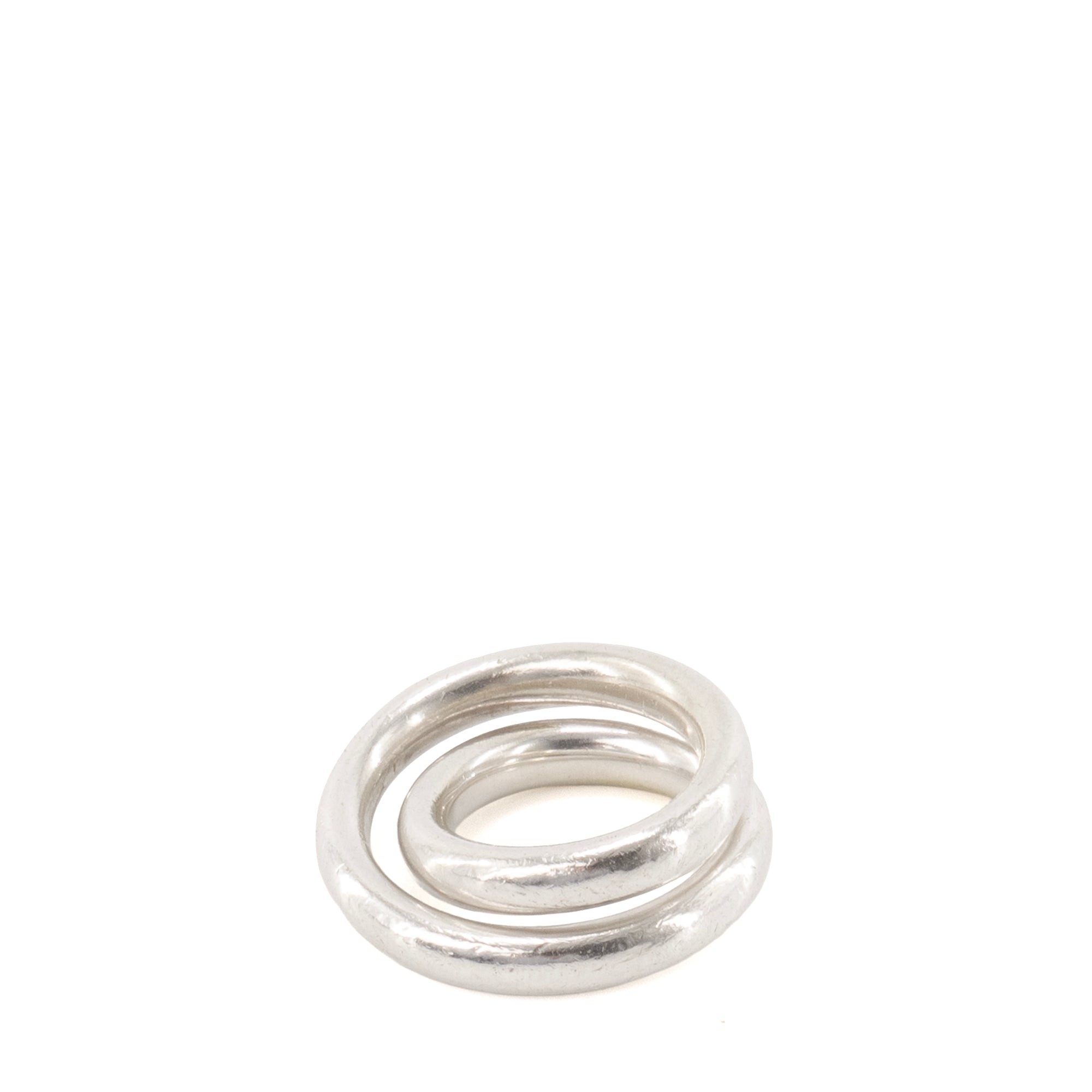 HERMÈS - Bague Vertige Hermès en argent (T49)