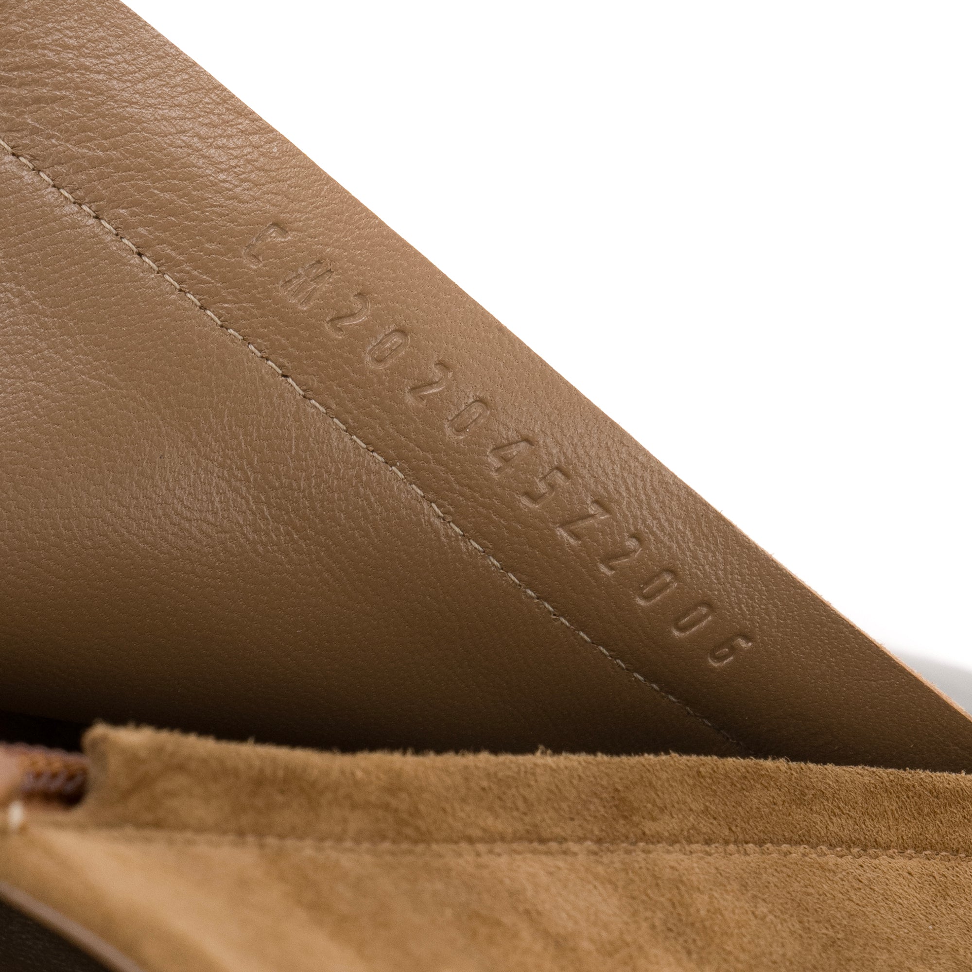 HERMÈS - Bottines Hermès en daim marron et noir (T37.5)