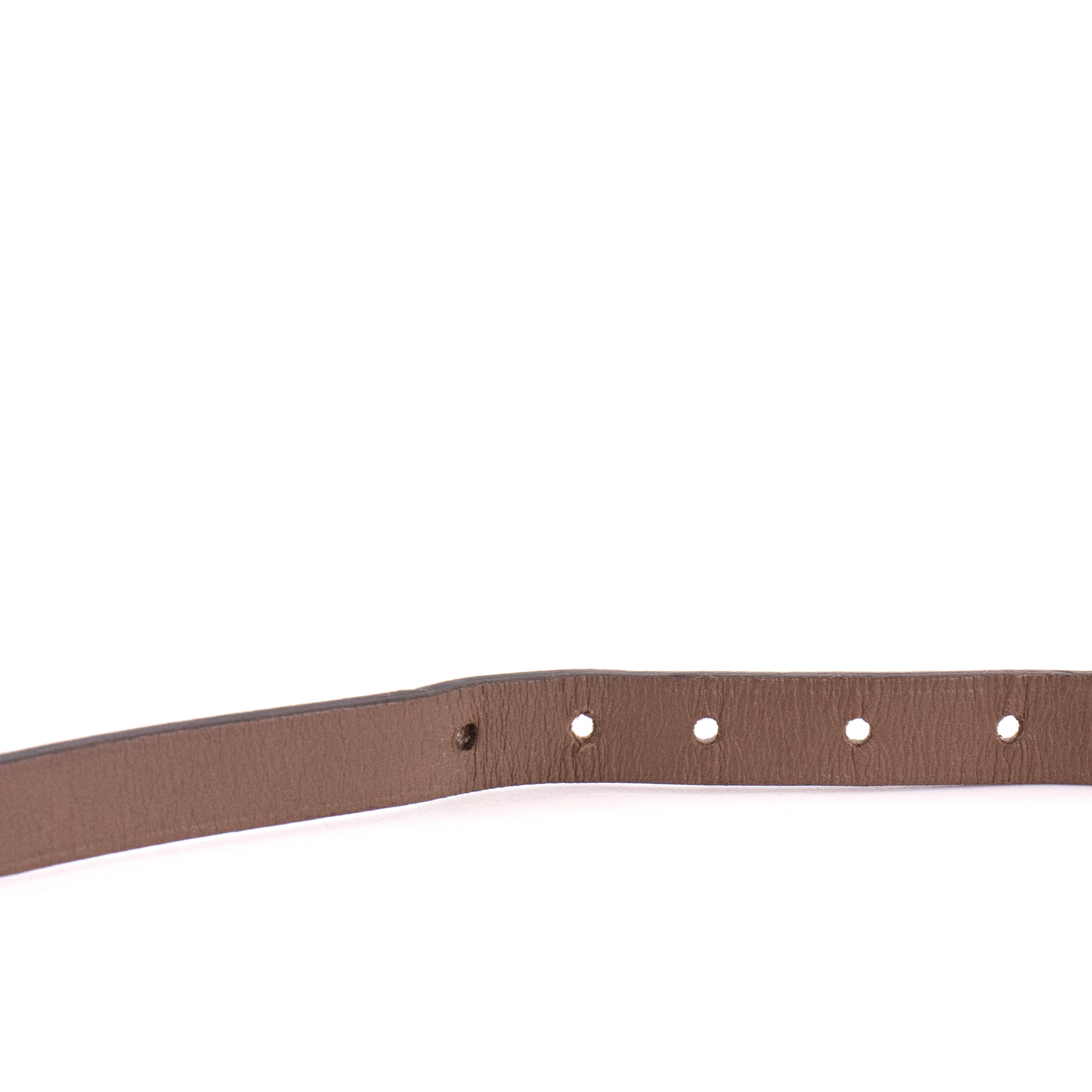 HERMÈS - Bracelet Behapi double tour réversible Hermès en cuir noir