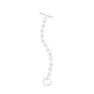 HERMÈS - Bracelet Chaîne d’Ancre très grand modèle Hermès en argent