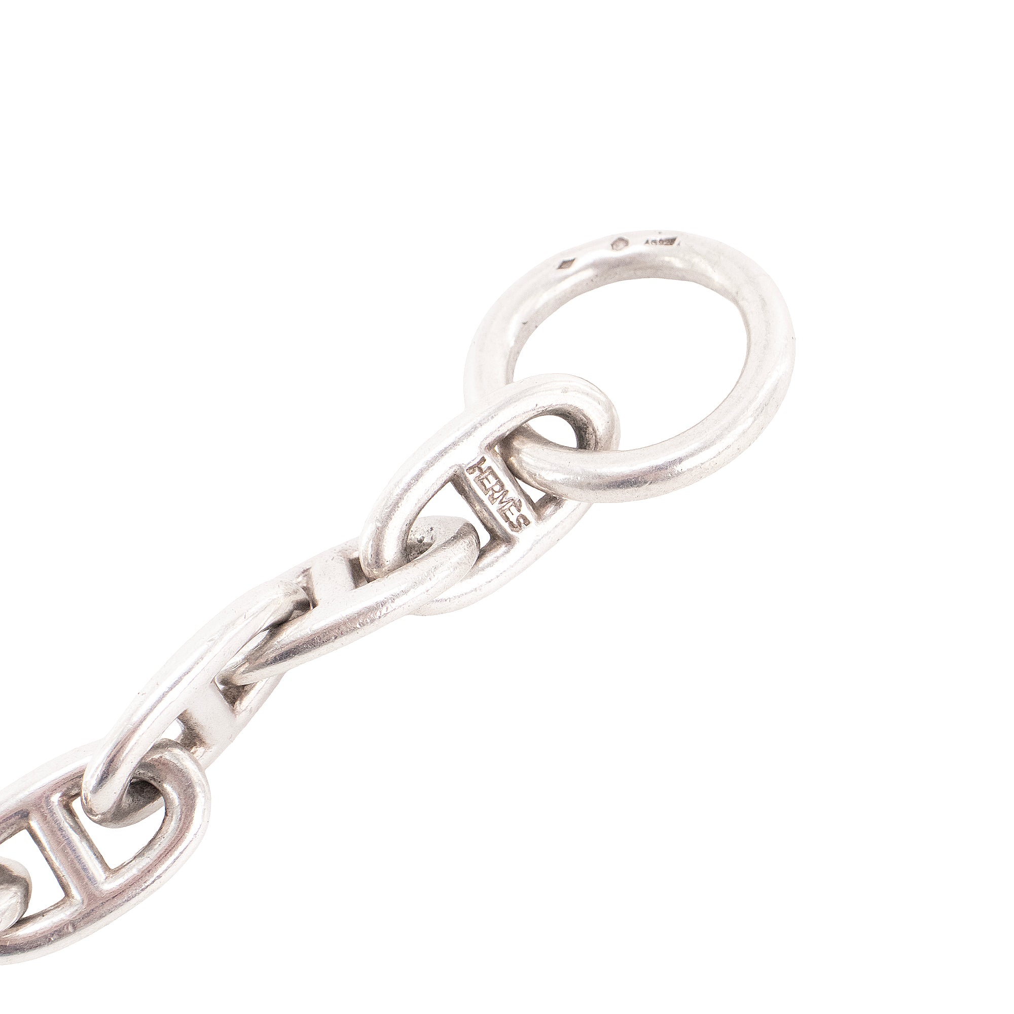 HERMÈS - Bracelet Chaîne d'Ancre grand modèle Hermès en argent (T13)