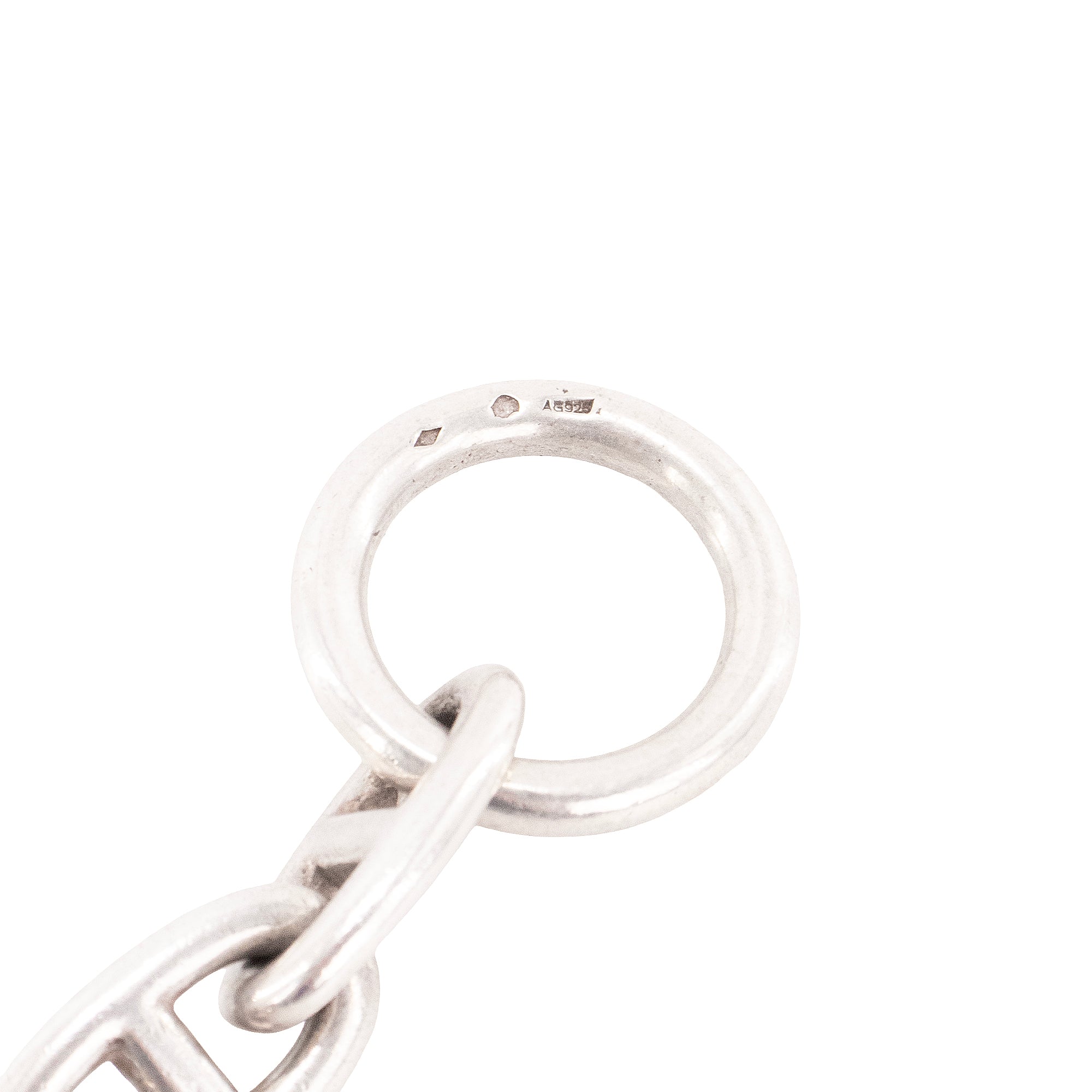 HERMÈS - Bracelet Chaîne d'Ancre grand modèle Hermès en argent (T13)