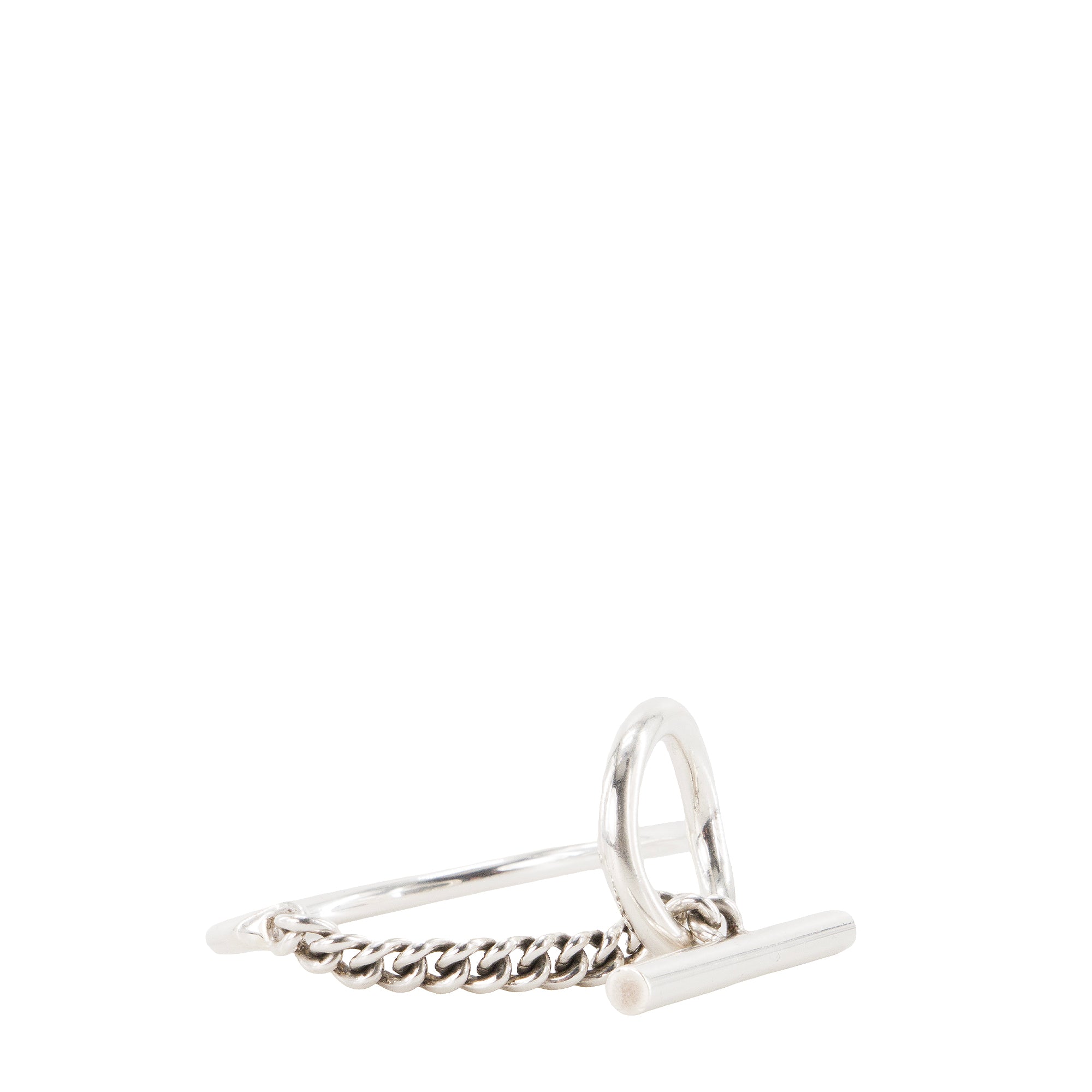 HERMÈS - Bracelet Croisette Hermès en argent (SH)