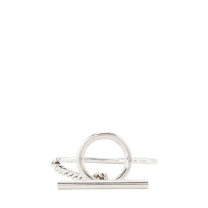 HERMÈS - Bracelet Croisette Hermès en argent (SH)