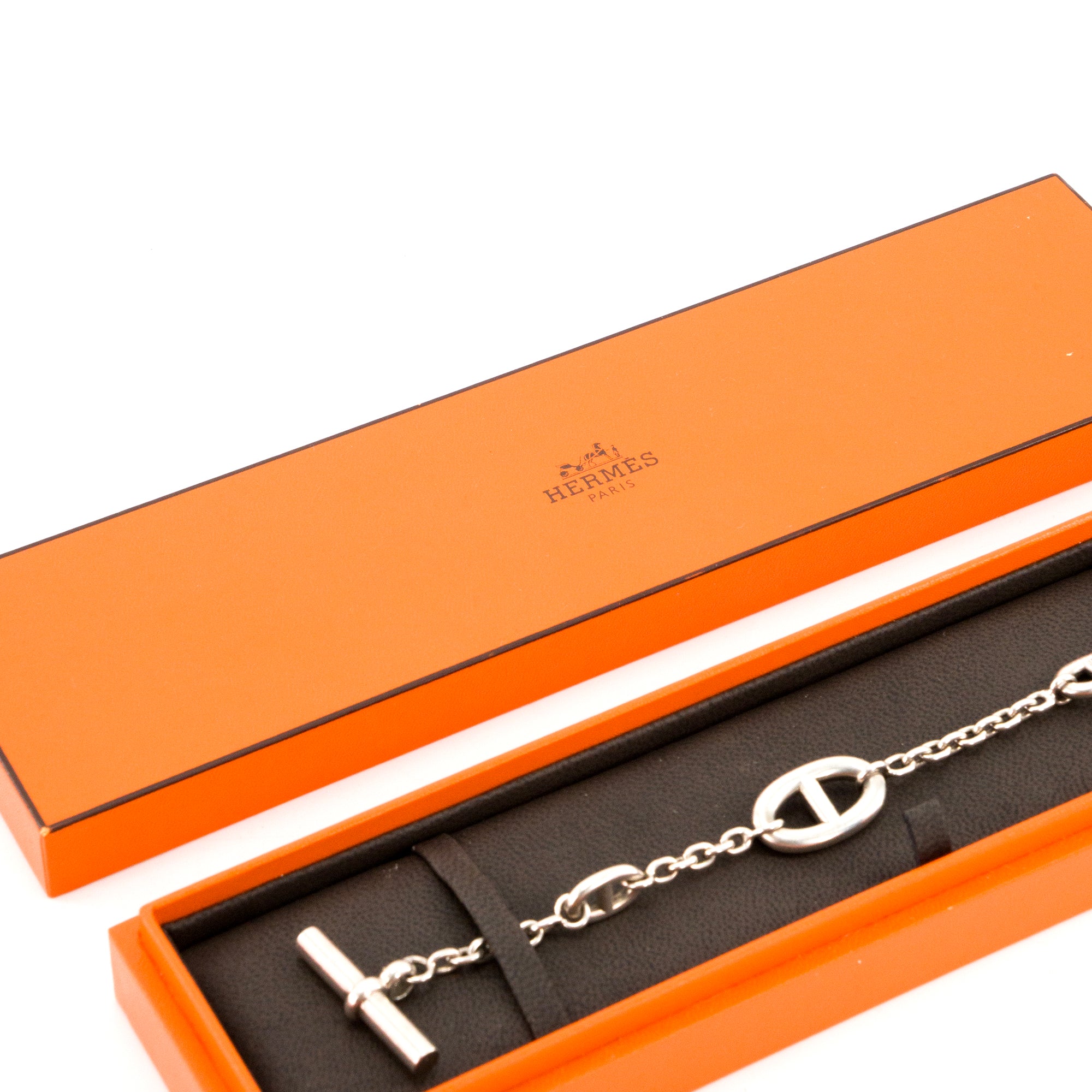 HERMÈS - Bracelet Farandole Hermès en argent (LG)