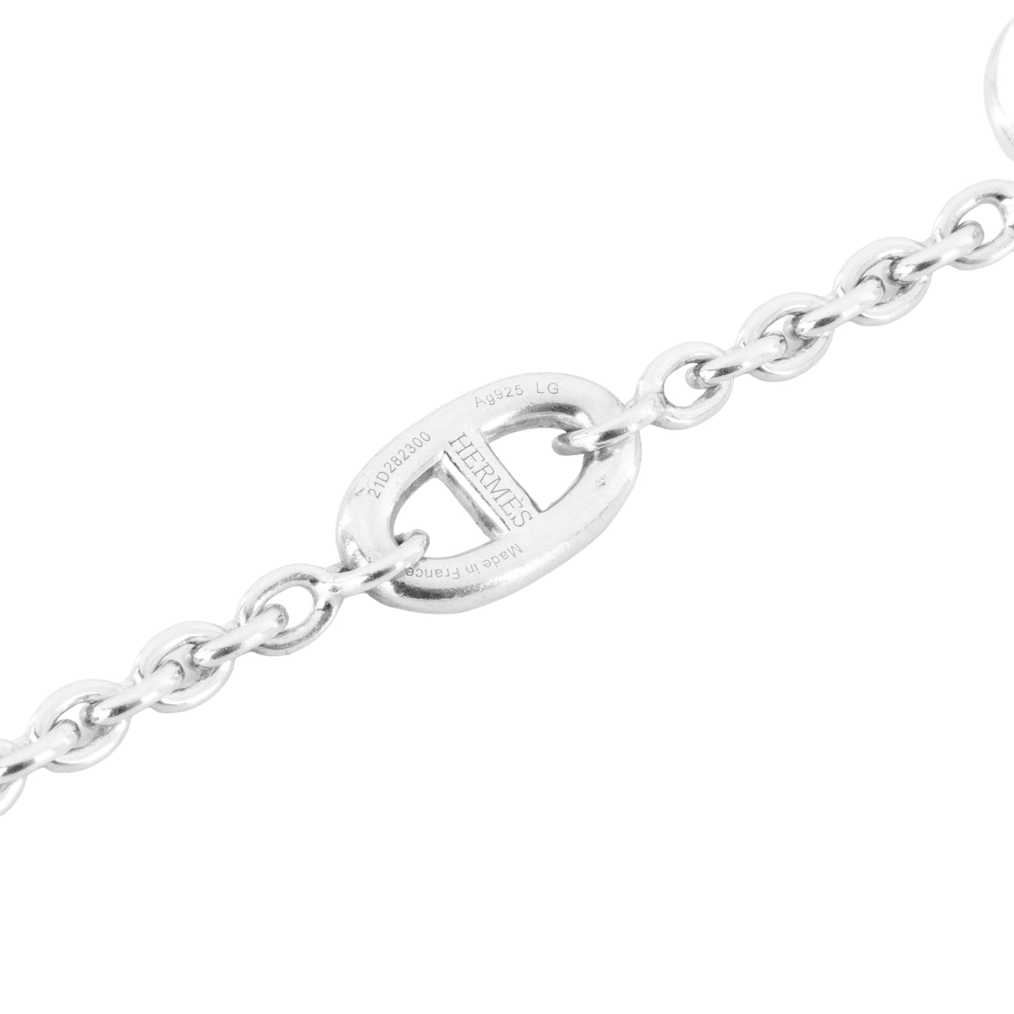 HERMÈS - Bracelet Farandole Hermès en argent (LG)