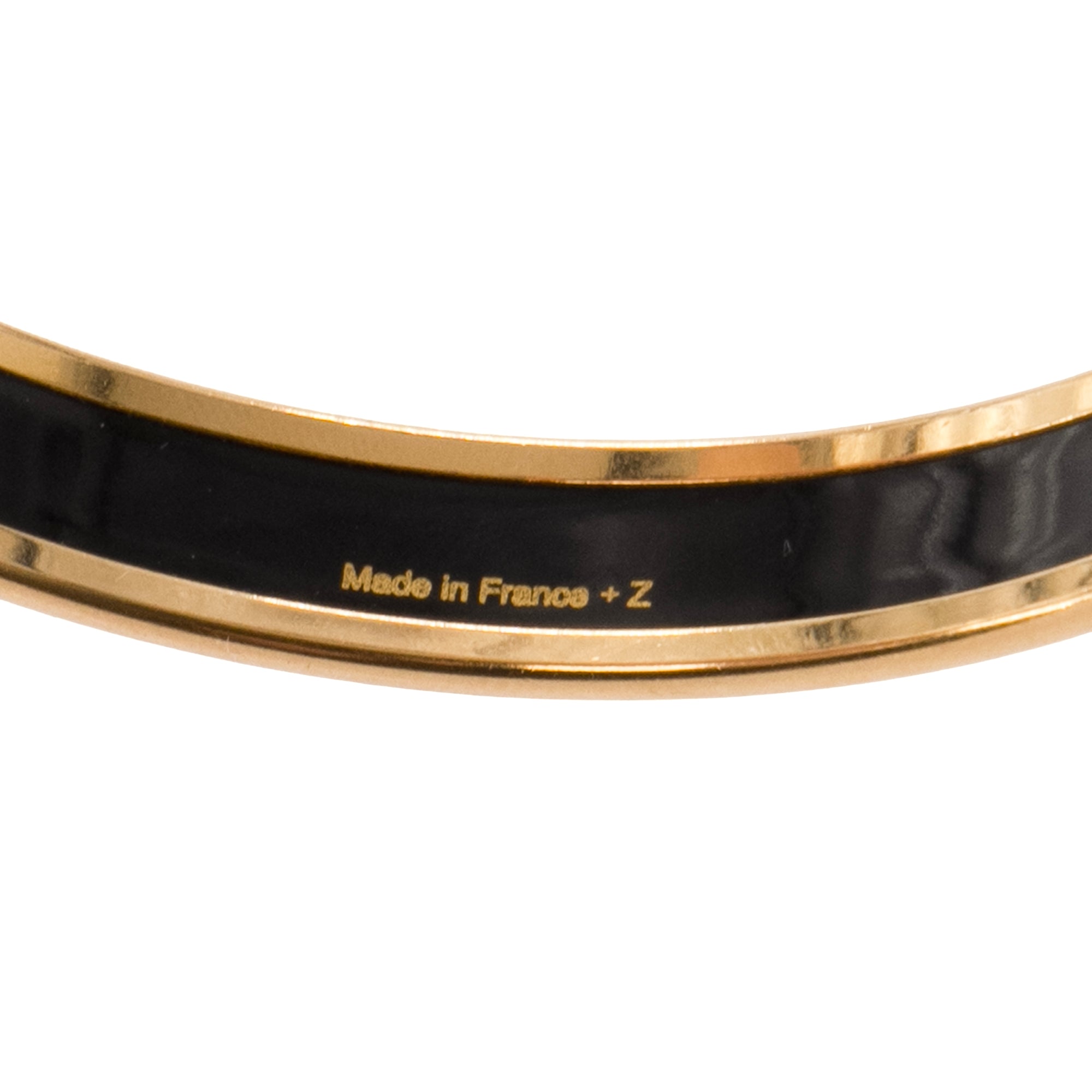 HERMÈS - Bracelet jonc 60 cordages émail