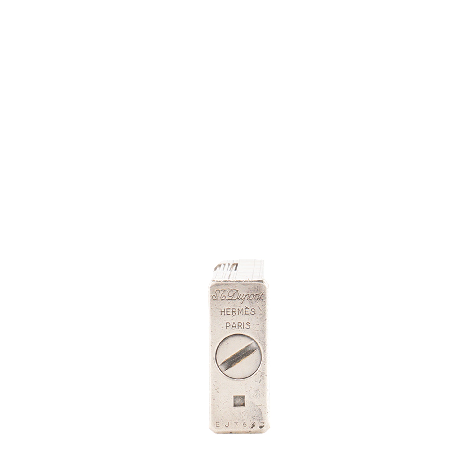 HERMÈS - Hermès x S.T. Dupont limited edition silver lighter