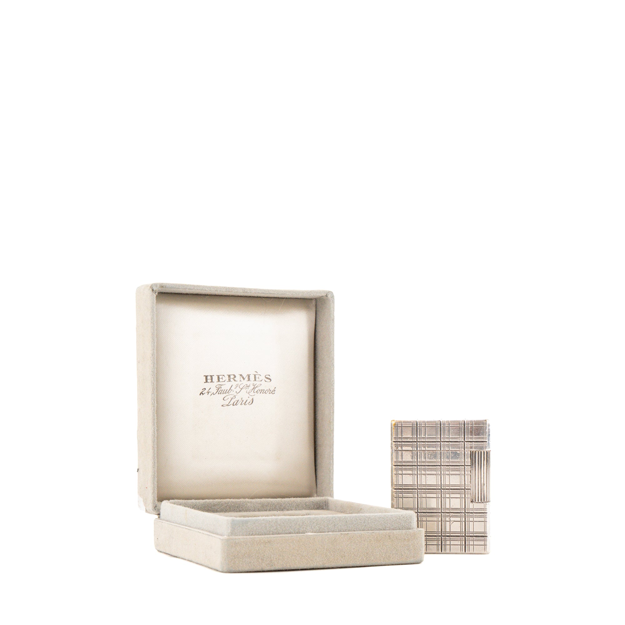 HERMÈS - Hermès x S.T. Dupont limited edition silver lighter