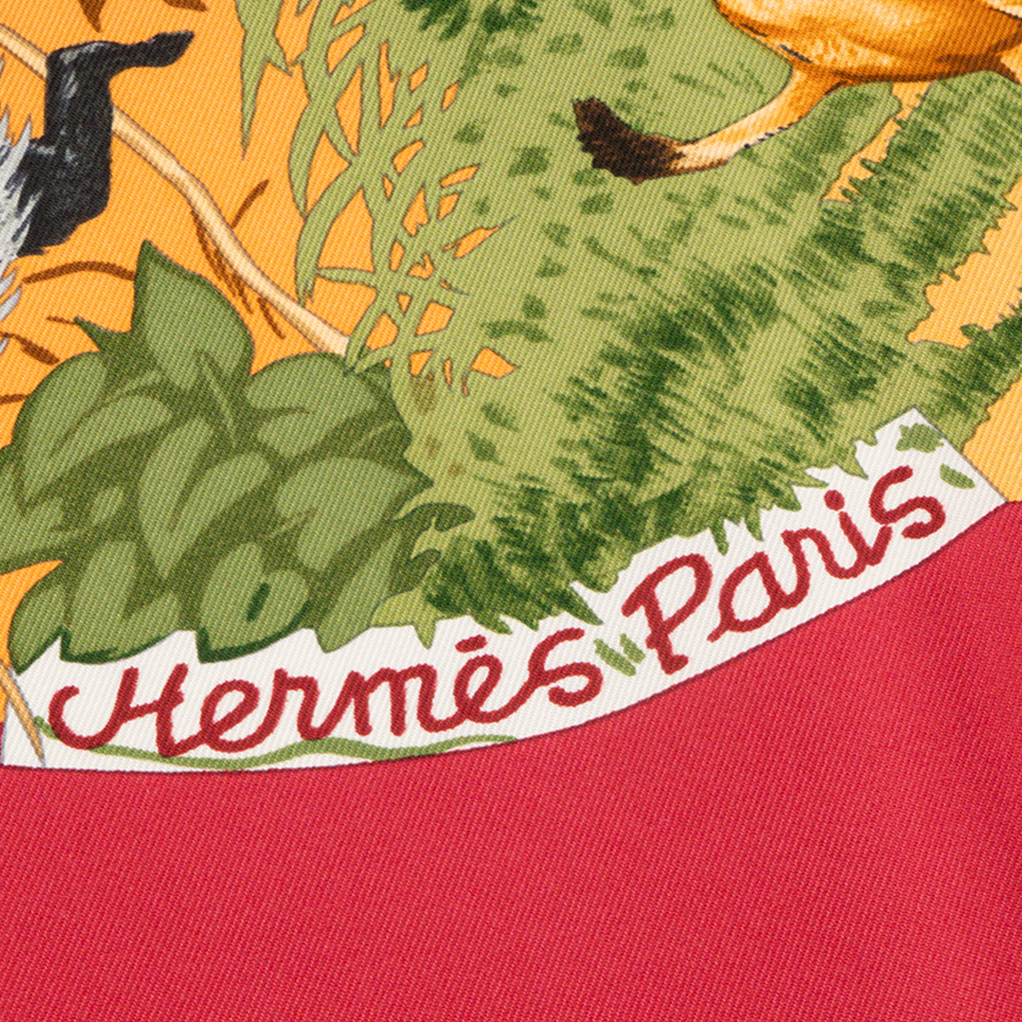 HERMÈS - Hermès Africa 90 Silk Scarf in Multicolor