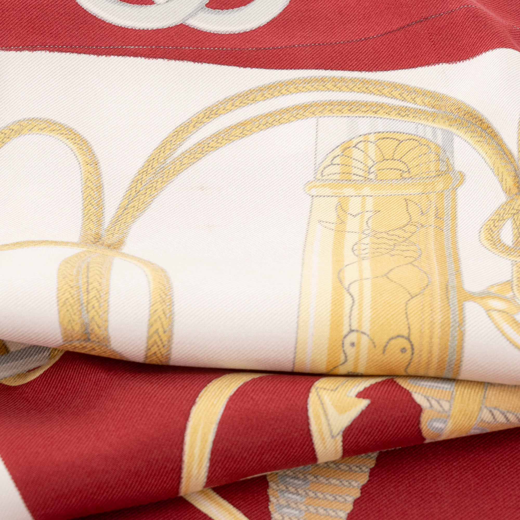 HERMÈS - Carré 90 Cliquetis Hermès en soie multicolore