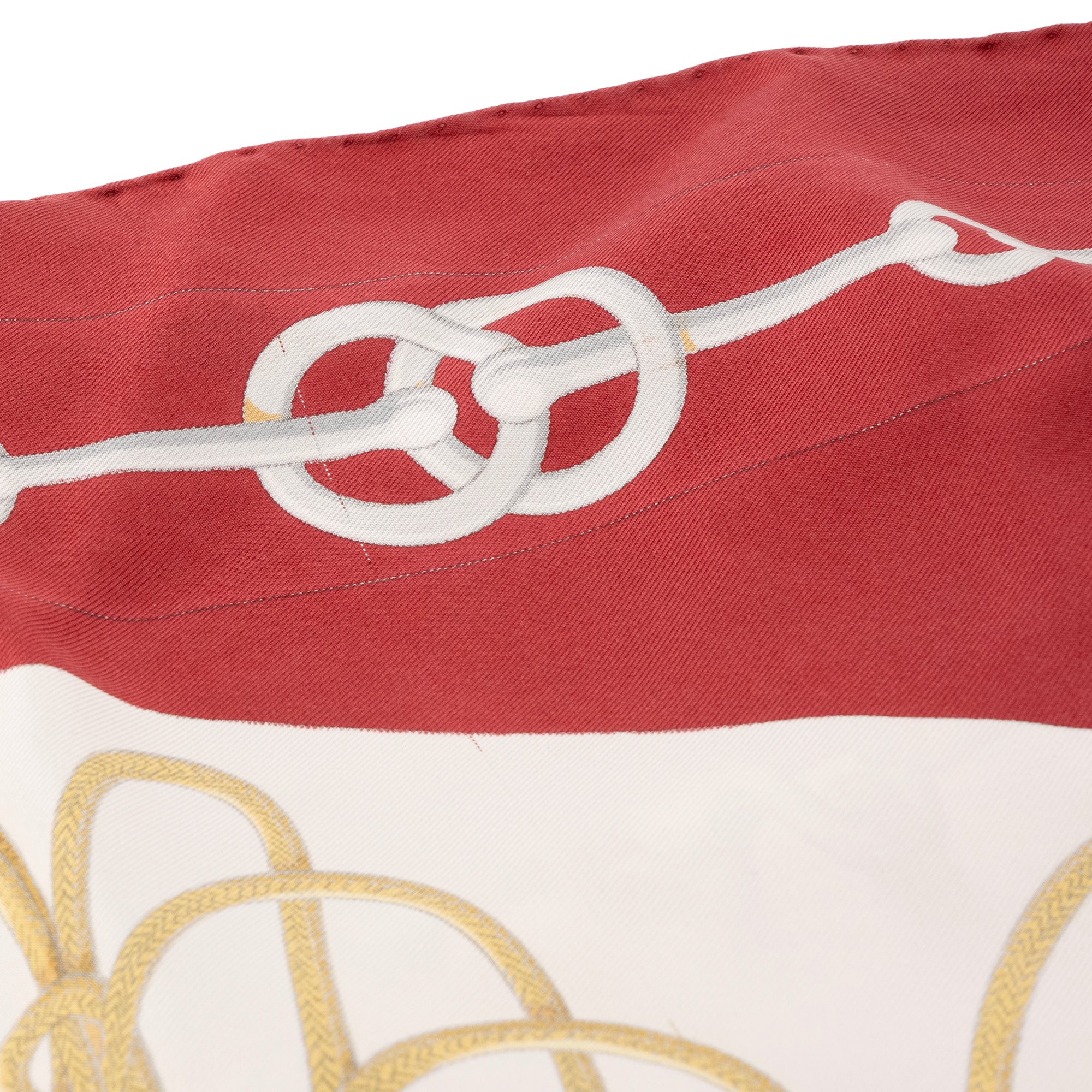 HERMÈS - Carré 90 Cliquetis Hermès en soie multicolore