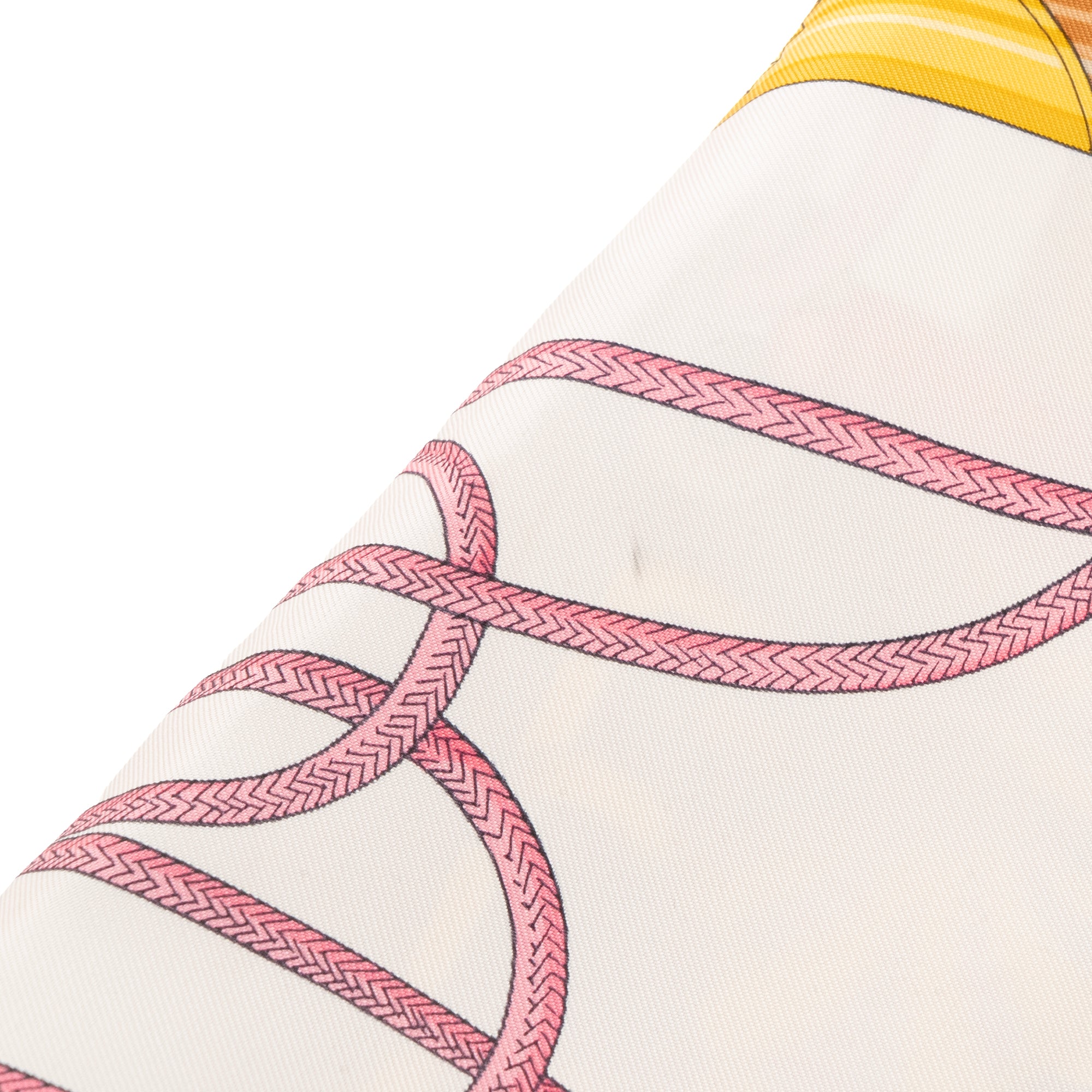 HERMÈS - Carré 90 Cliquetis Hermès en soie multicolore