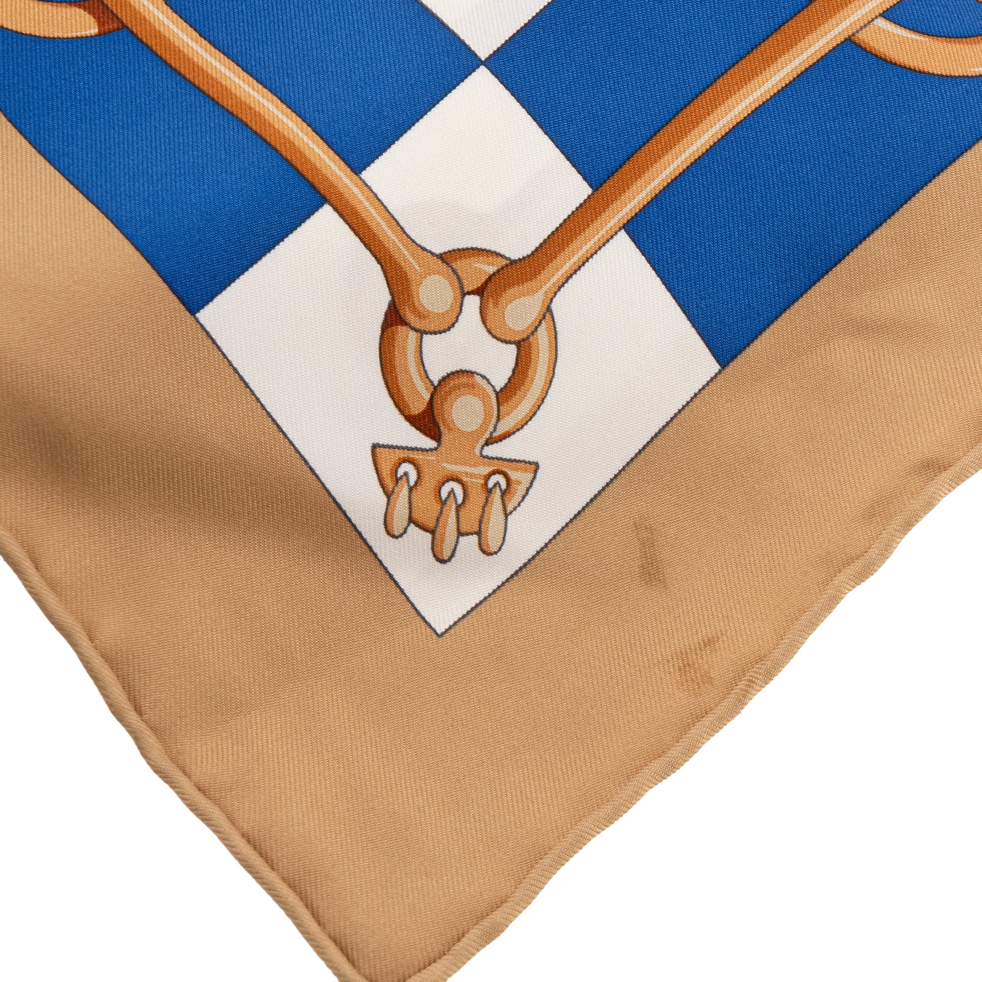 HERMÈS - Carré 90 Cliquetis Hermès en soie multicolore