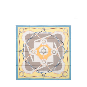 HERMÈS - Carré 90 Figure Artistique Hermès en soie multicolore