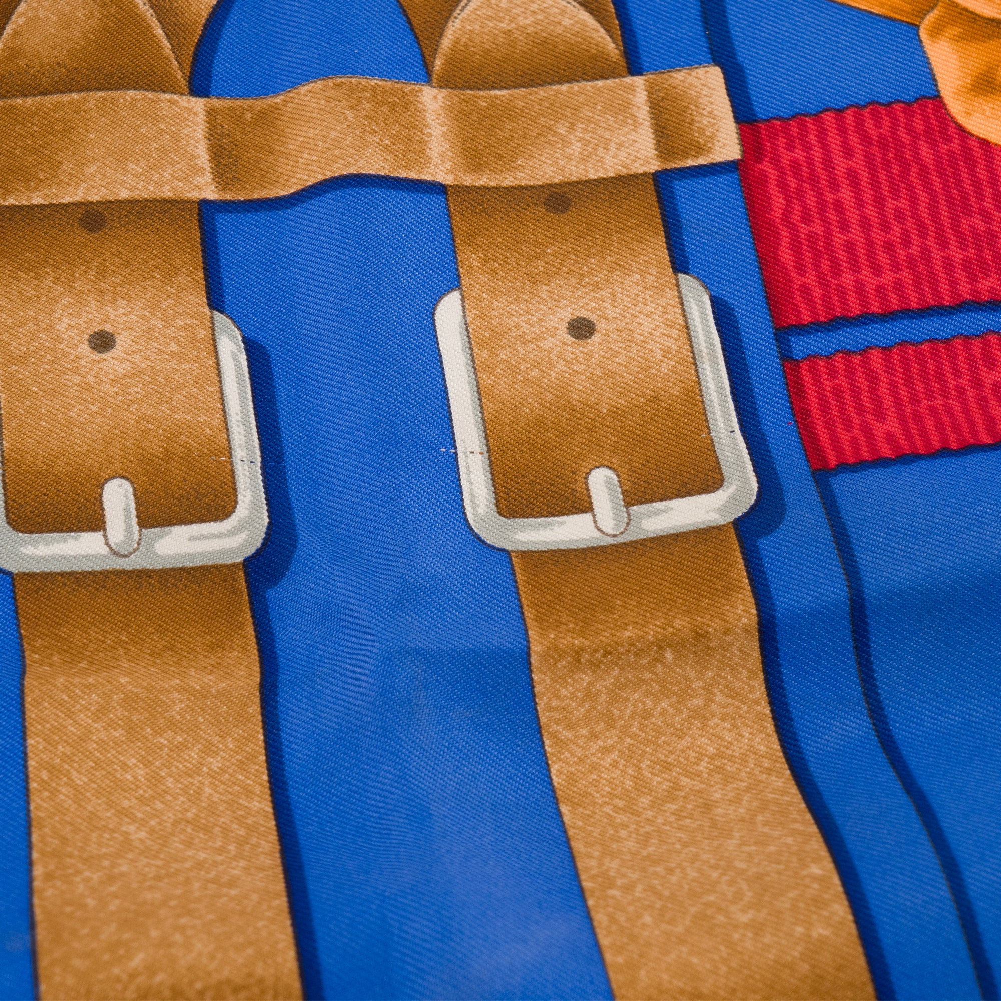 HERMÈS - Carré 90 Grand Manège Hermès en soie multicolore