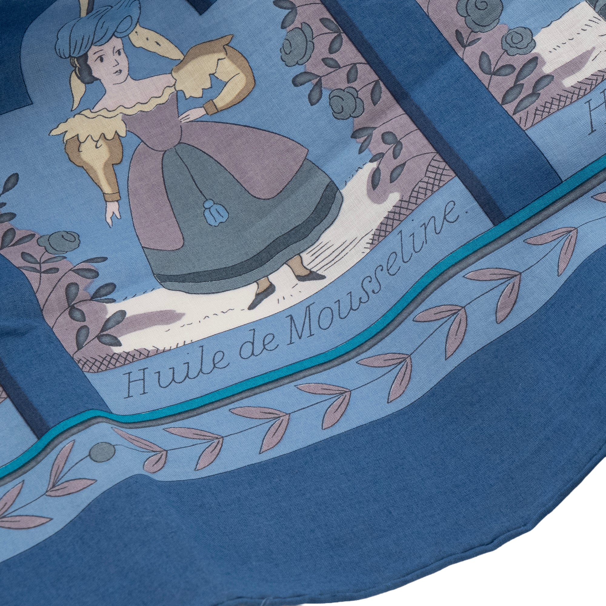 HERMÈS - Hermès 90 scarf in multicolored cotton