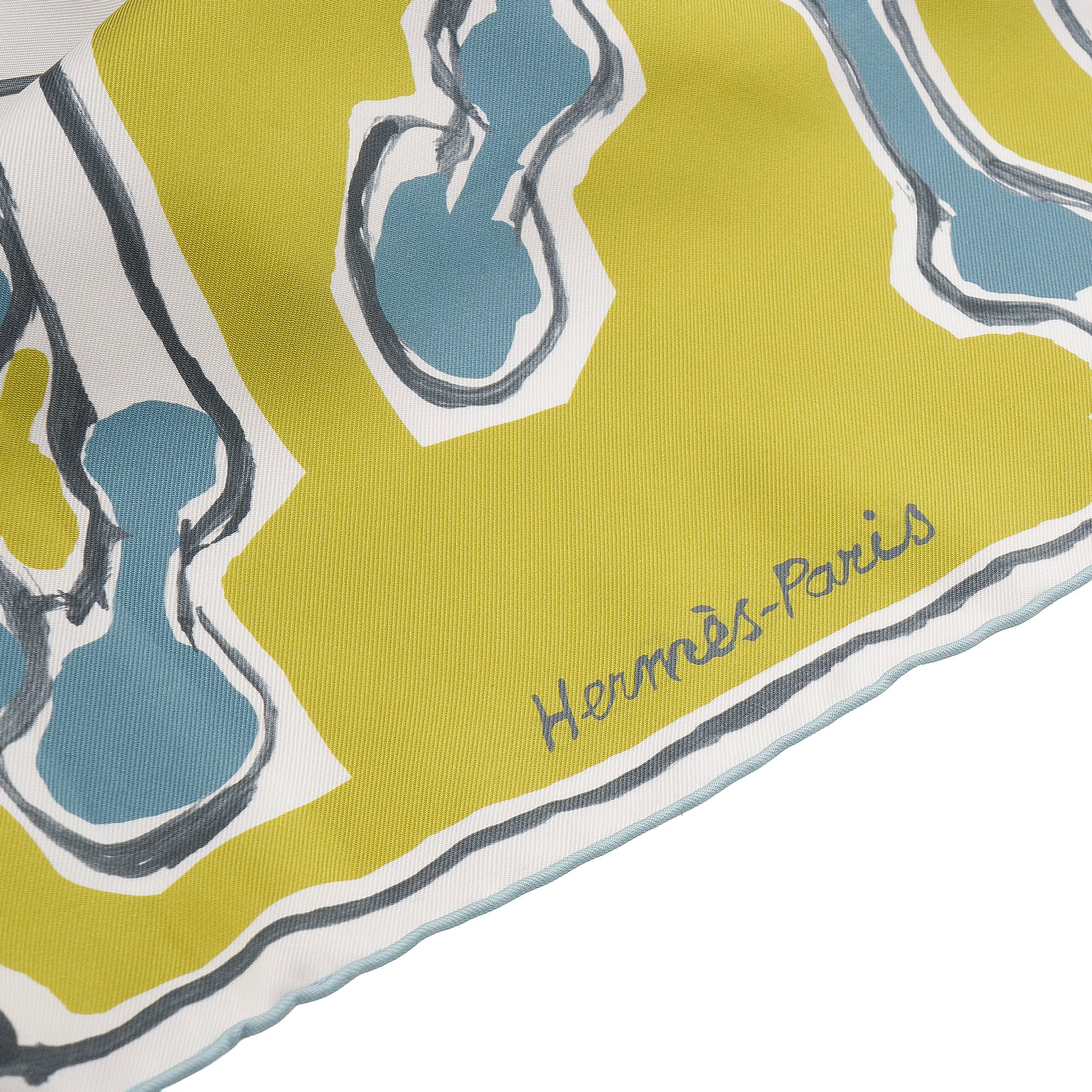 HERMÈS - Carré 90 La Danse Des Chevaux Double Face Hermès en soie multicolore